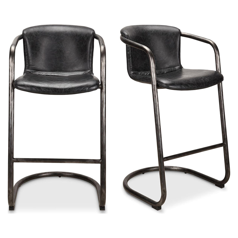 Moe's - Freeman Industrial Bar Stool Set of 2