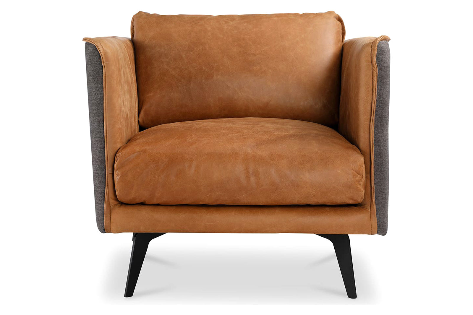 Moe's - Messina Leather Armchair in Brown