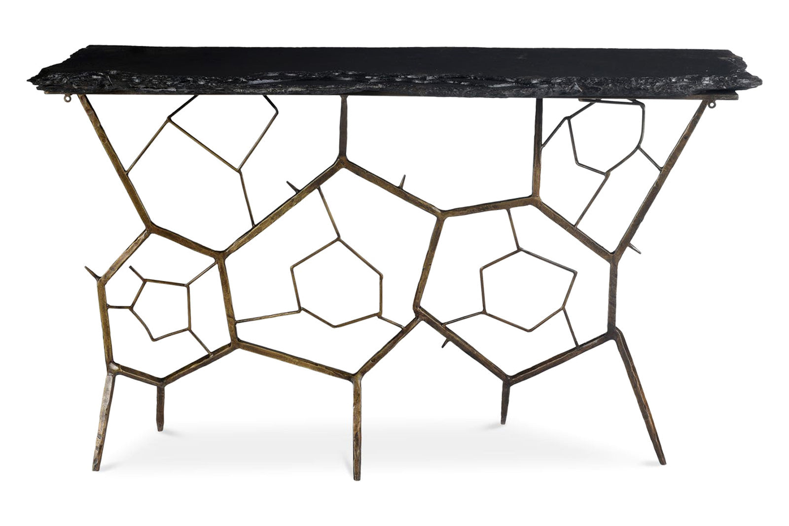 Moe's - Nate Slate Console Table in Gray