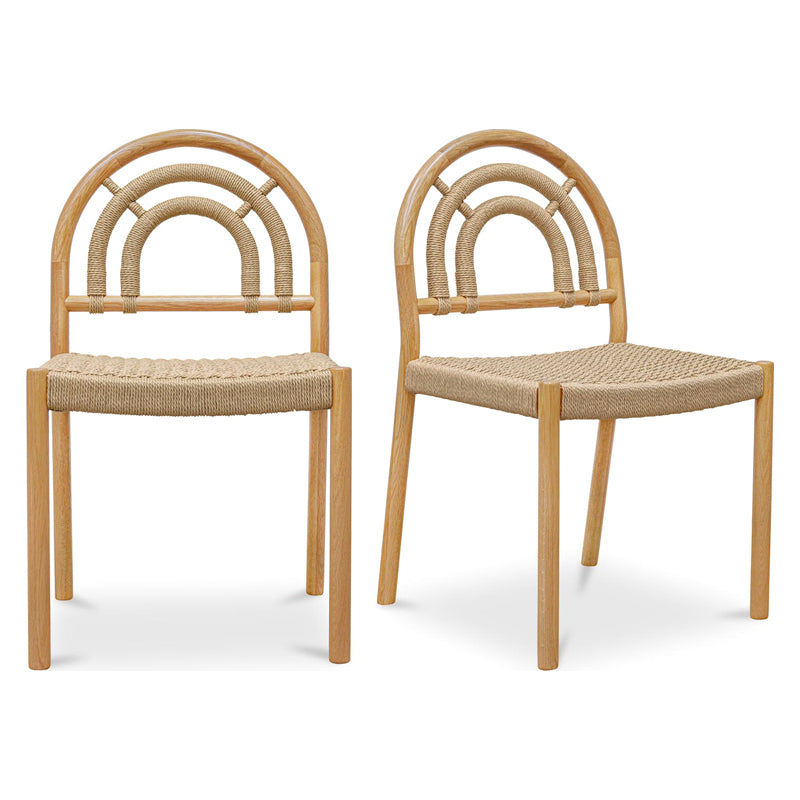 Moe's - Avery Rustic Dining Chair Set of 2 in Natural