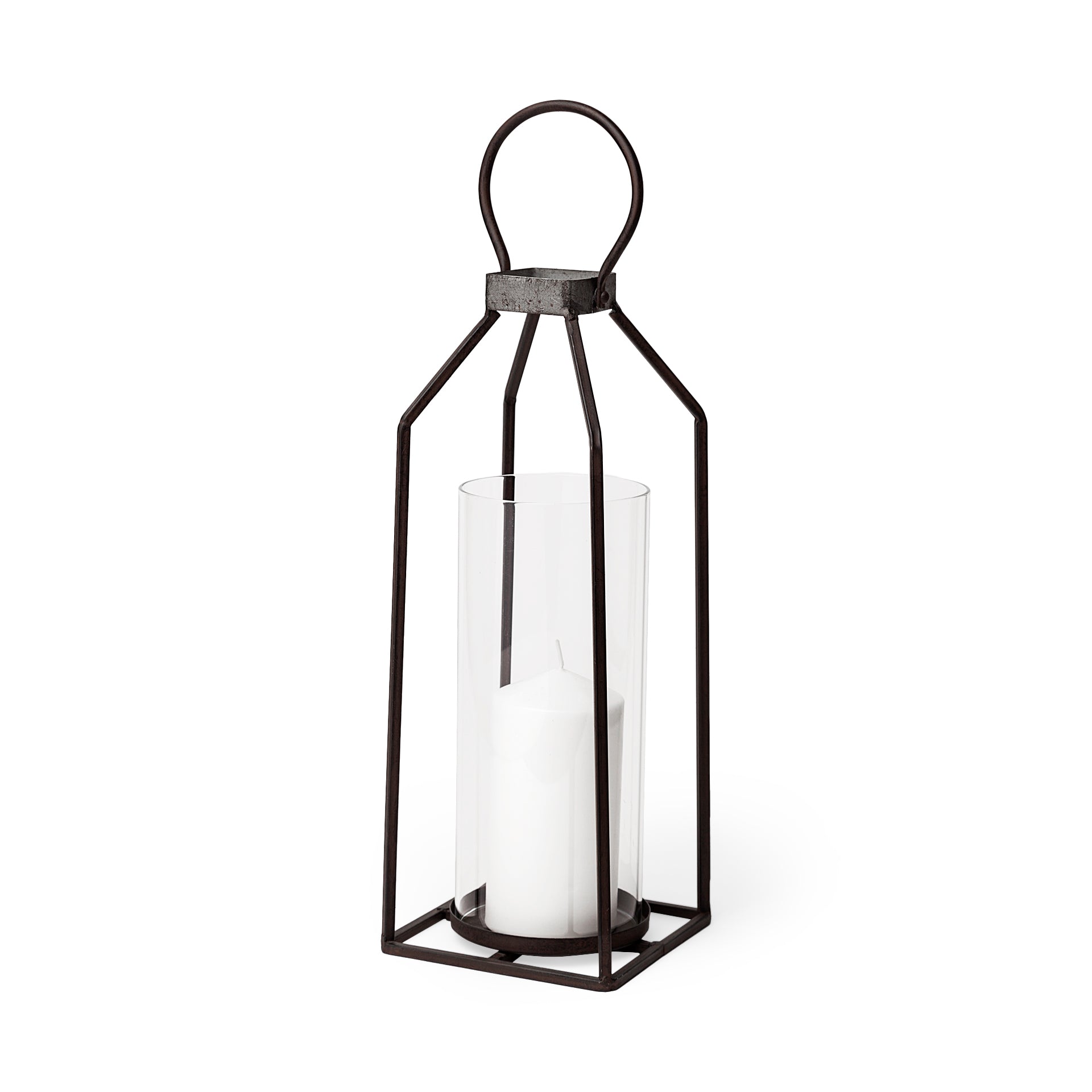 Mercana - Kingston Candle Holder in Black, Metal