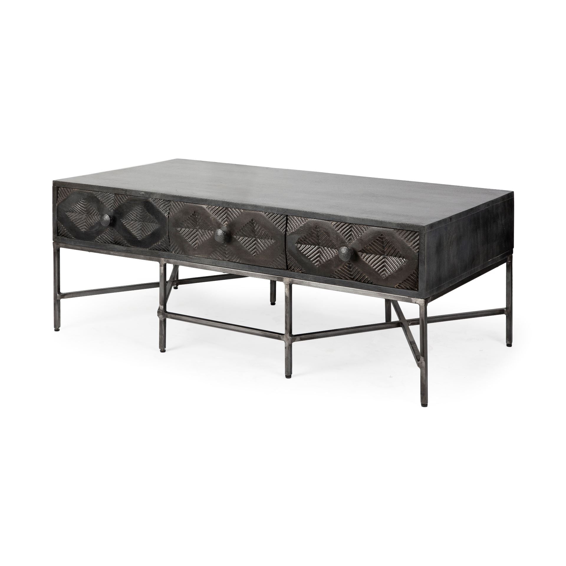 Mercana - Hogarth Coffee Table in Brown, Metal