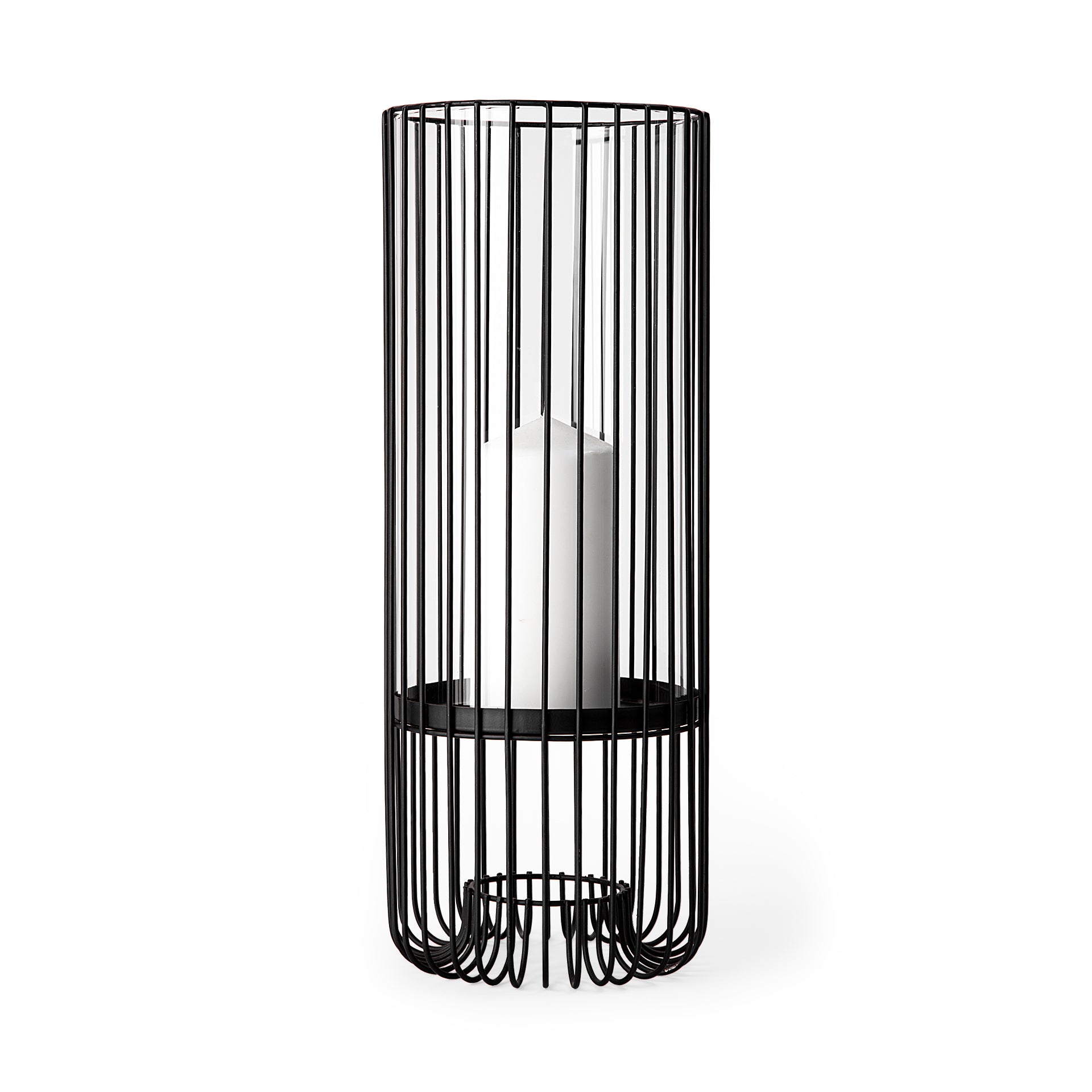 Mercana - Velo Candle Holder in Black, Metal
