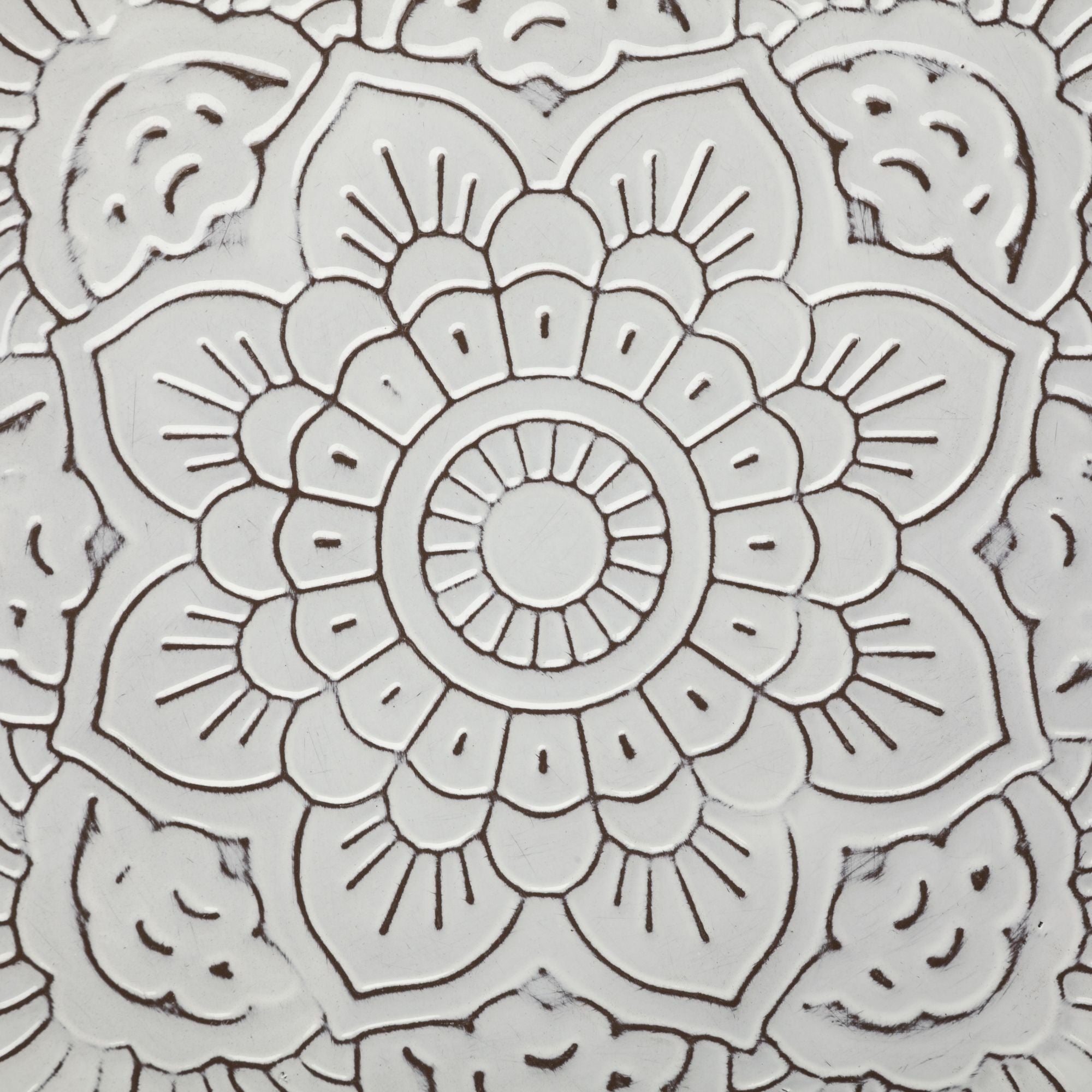 Mercana - Miranda Stamped Metal Lotus Flower Wall Decor (Set of 2)