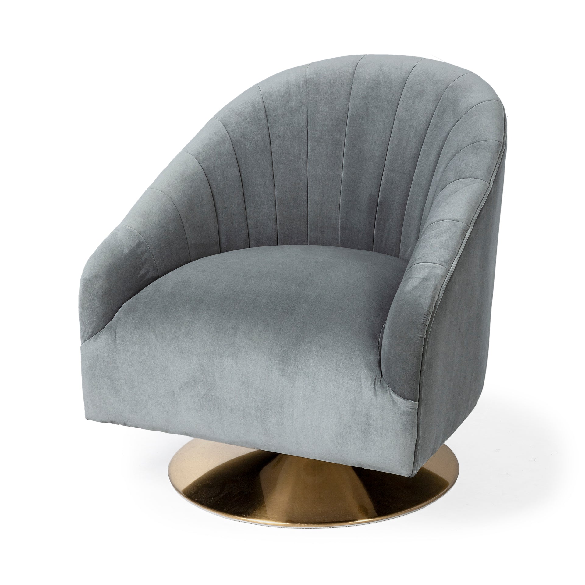 Mercana - James Accent Chair in Gray, Fabric