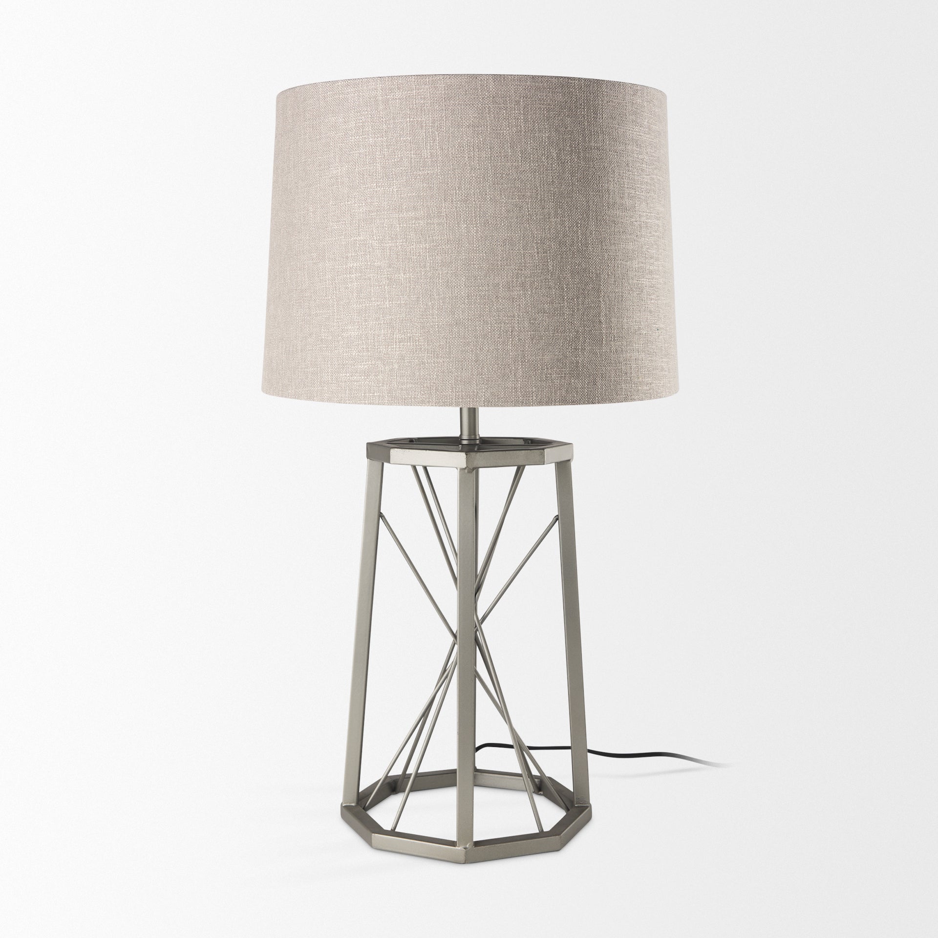 Mercana - Raen Table Lamp in Beige, Metal