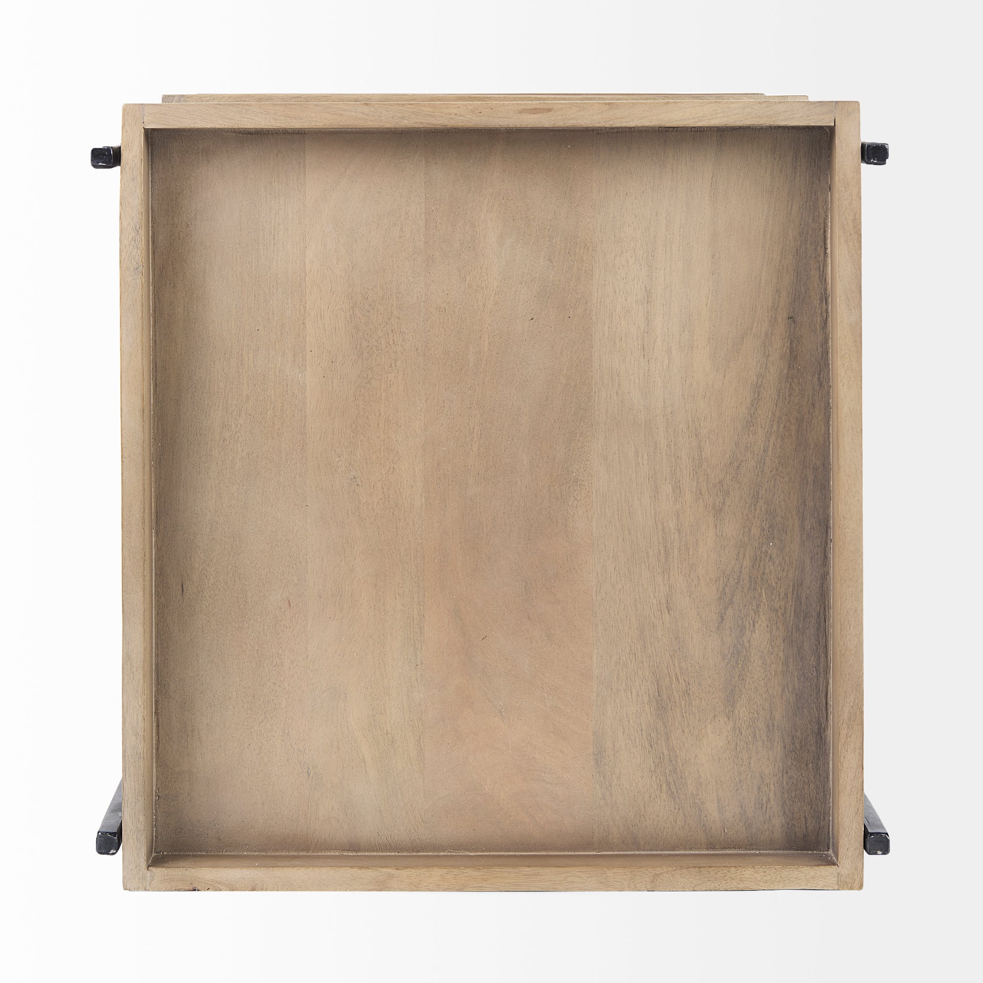 Mercana - Trey Accent Table in Brown, Solid Wood