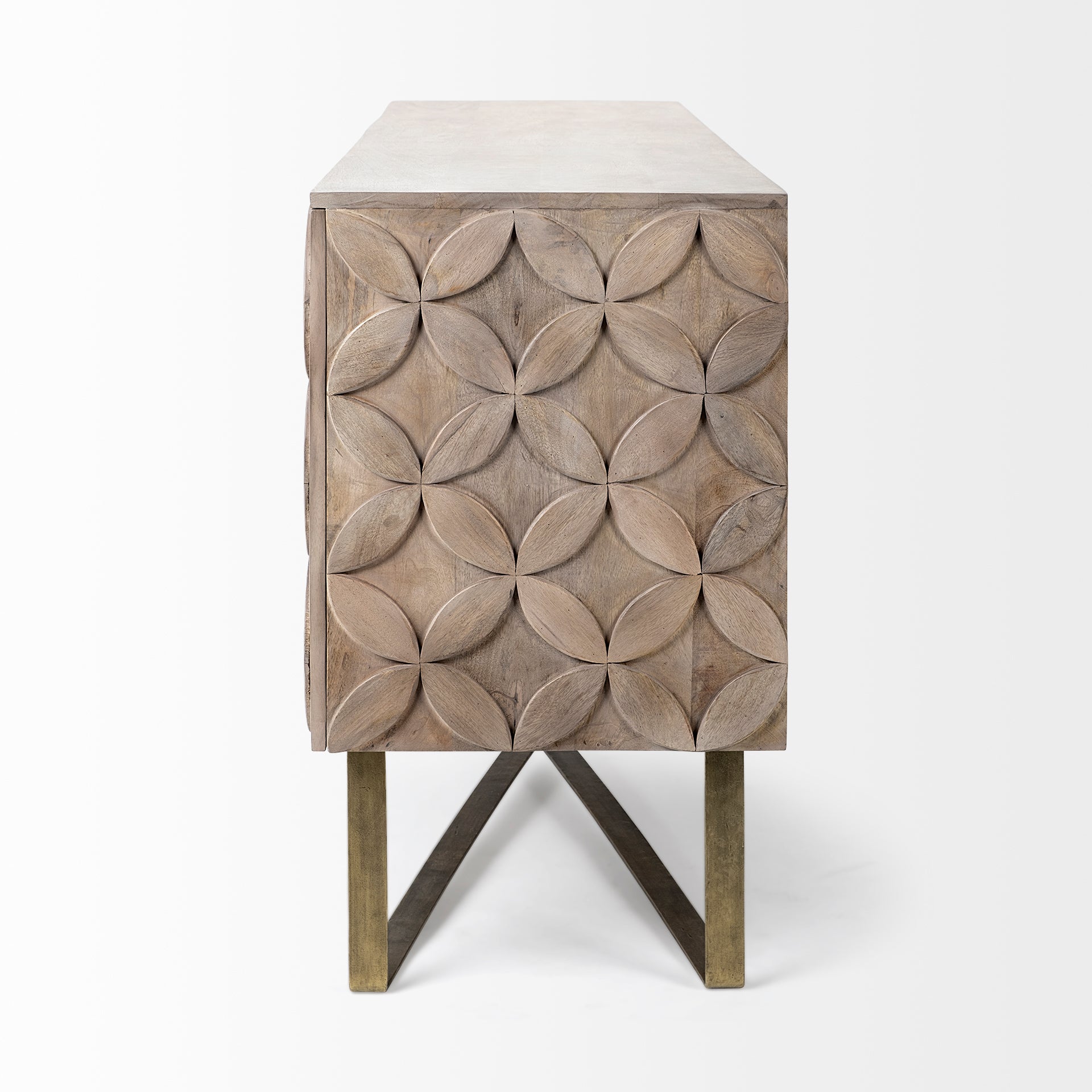 Mercana - Excelsior Sideboard in Brown, Solid Wood