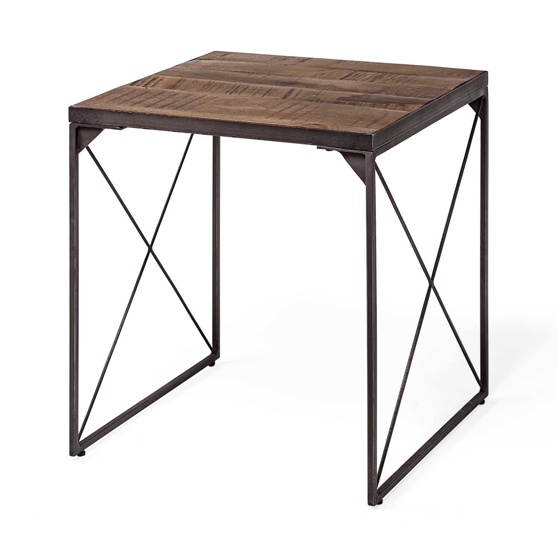 Mercana - Trestman End Table in Brown, Metal