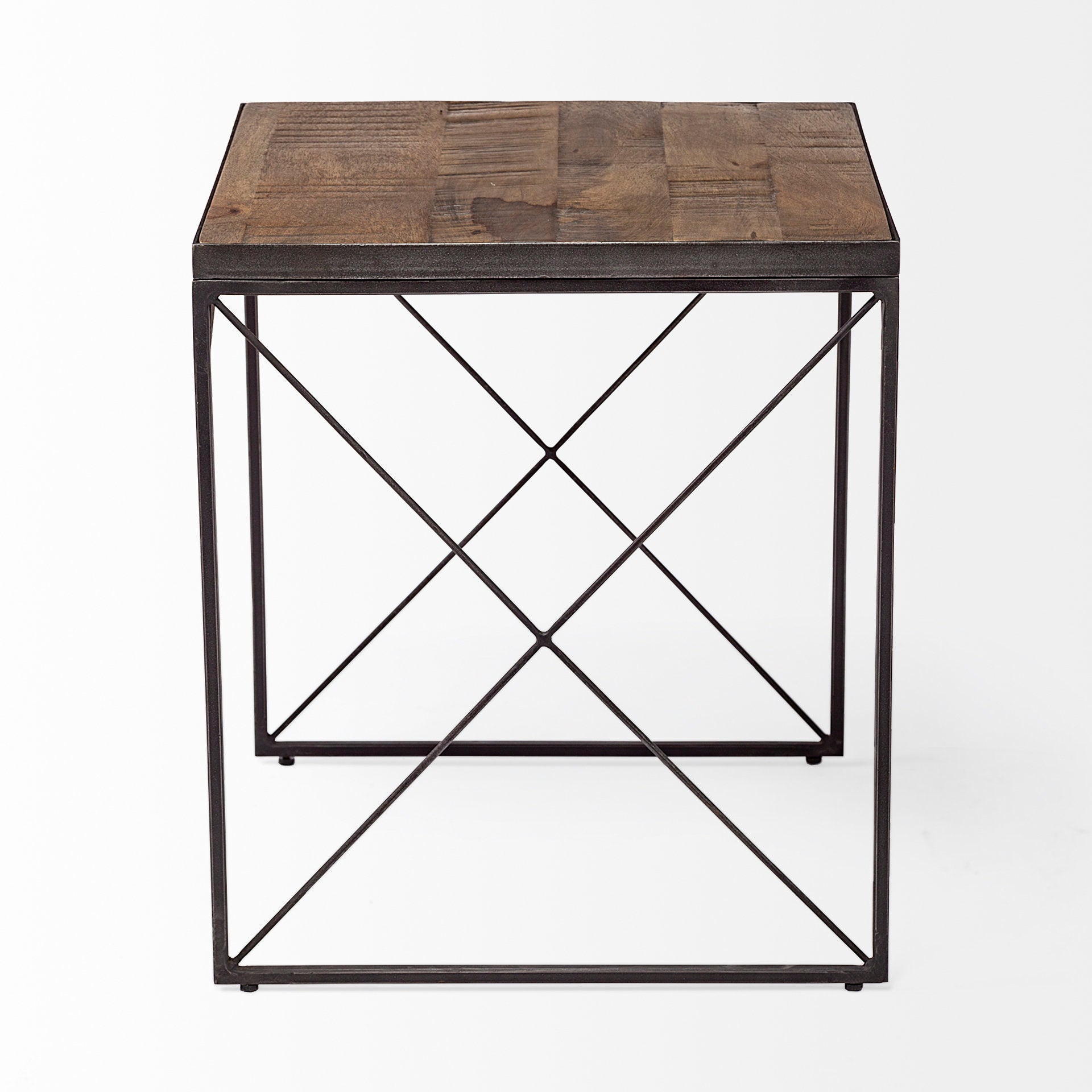 Mercana - Trestman End Table in Brown, Metal
