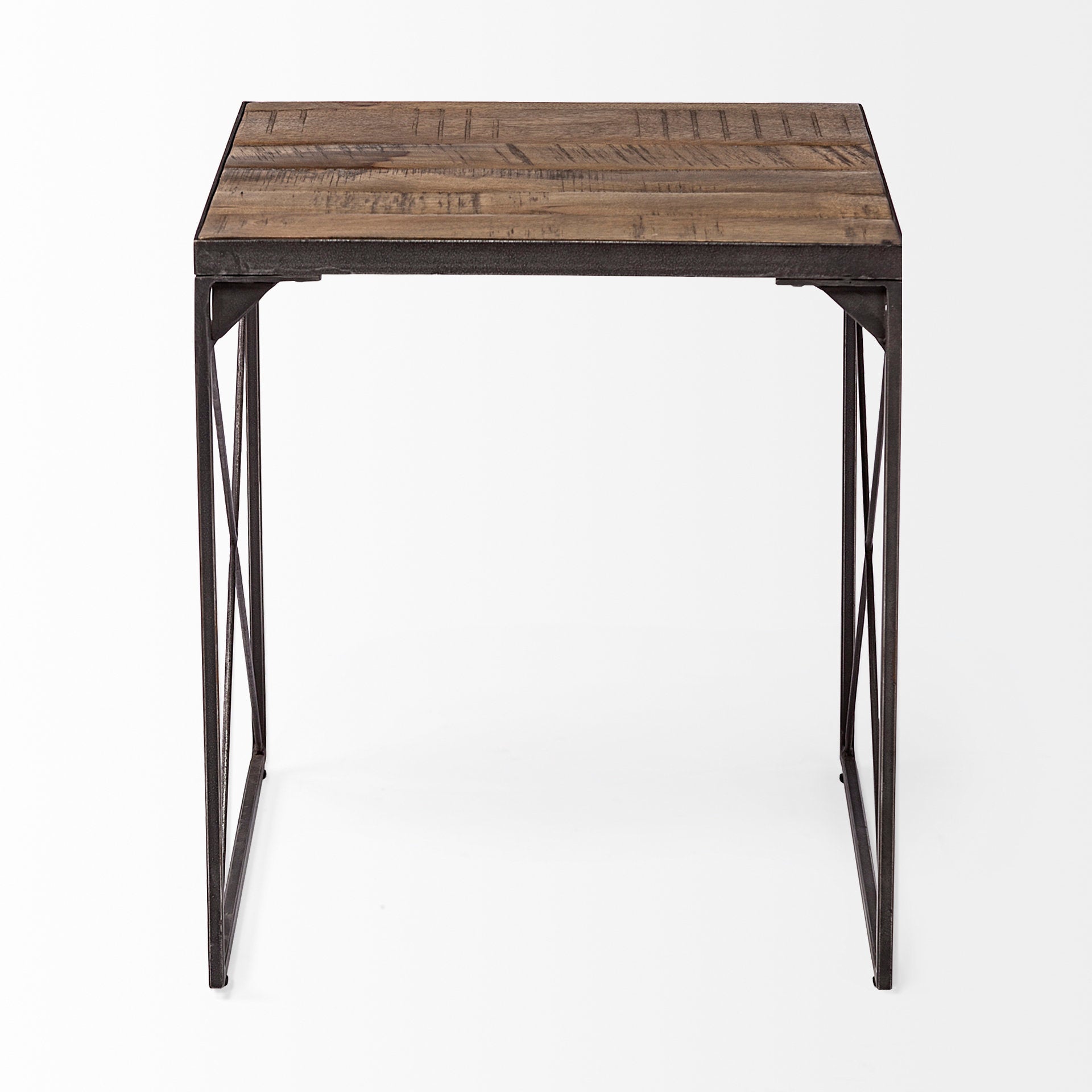 Mercana - Trestman End Table in Brown, Metal