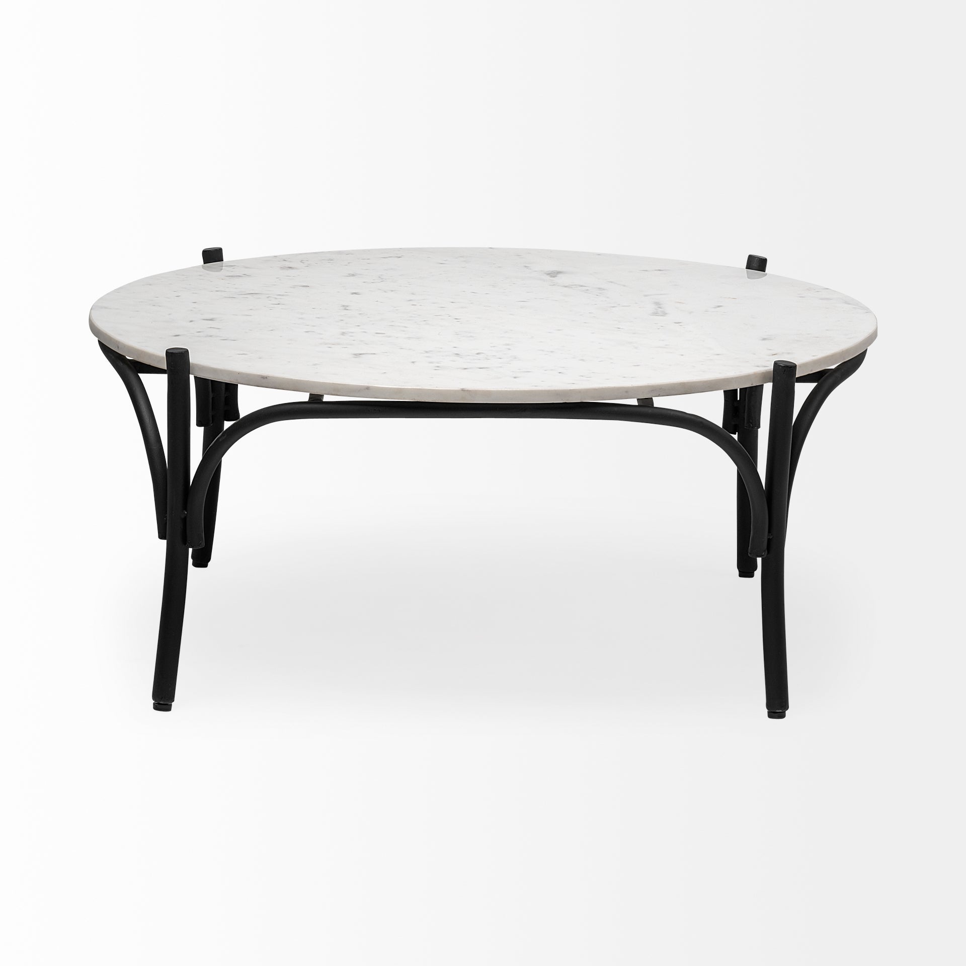 Mercana - Etienne Coffee Table in Black/White, Metal
