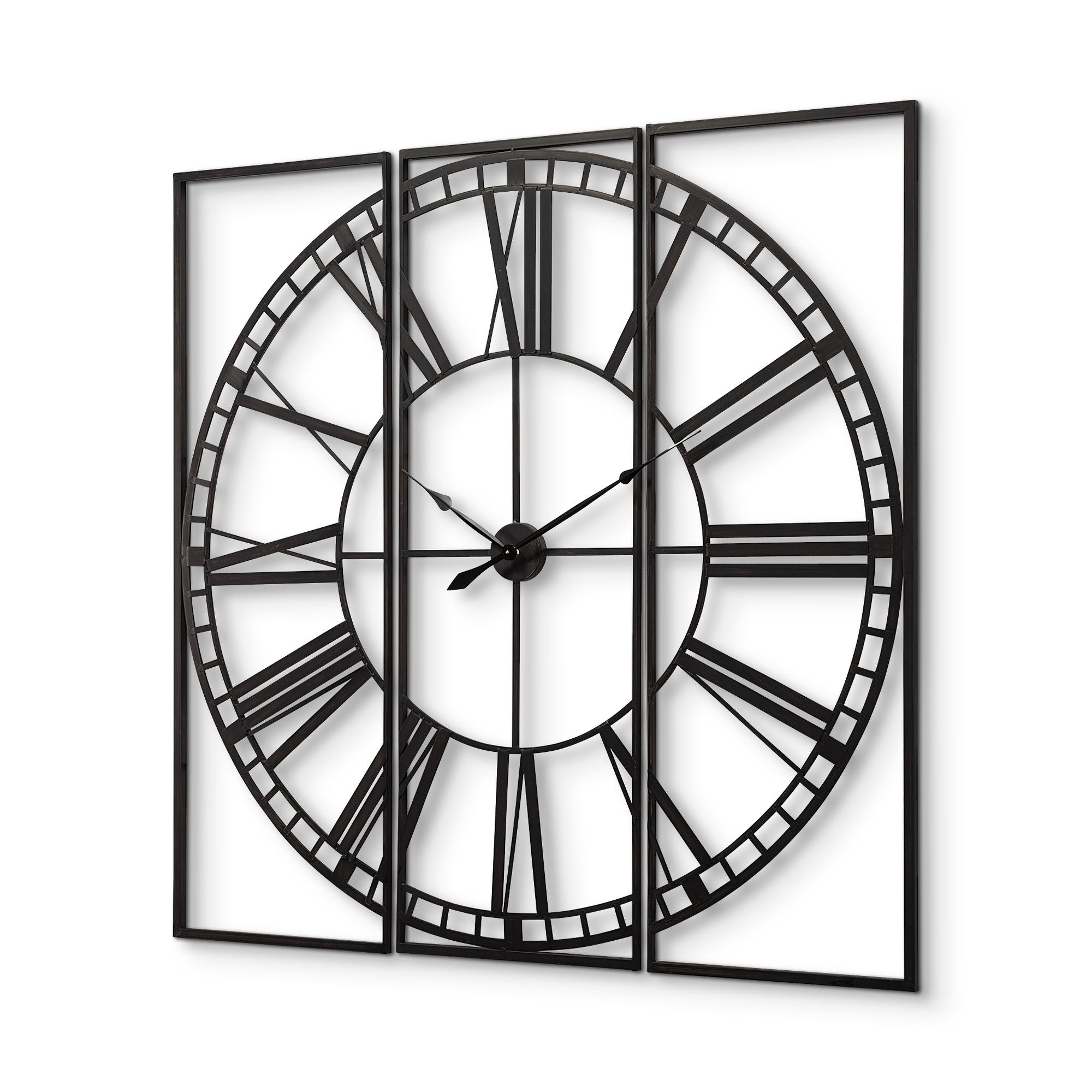 Mercana - Norwood 60" Square Oversized Industrial Wall Clock