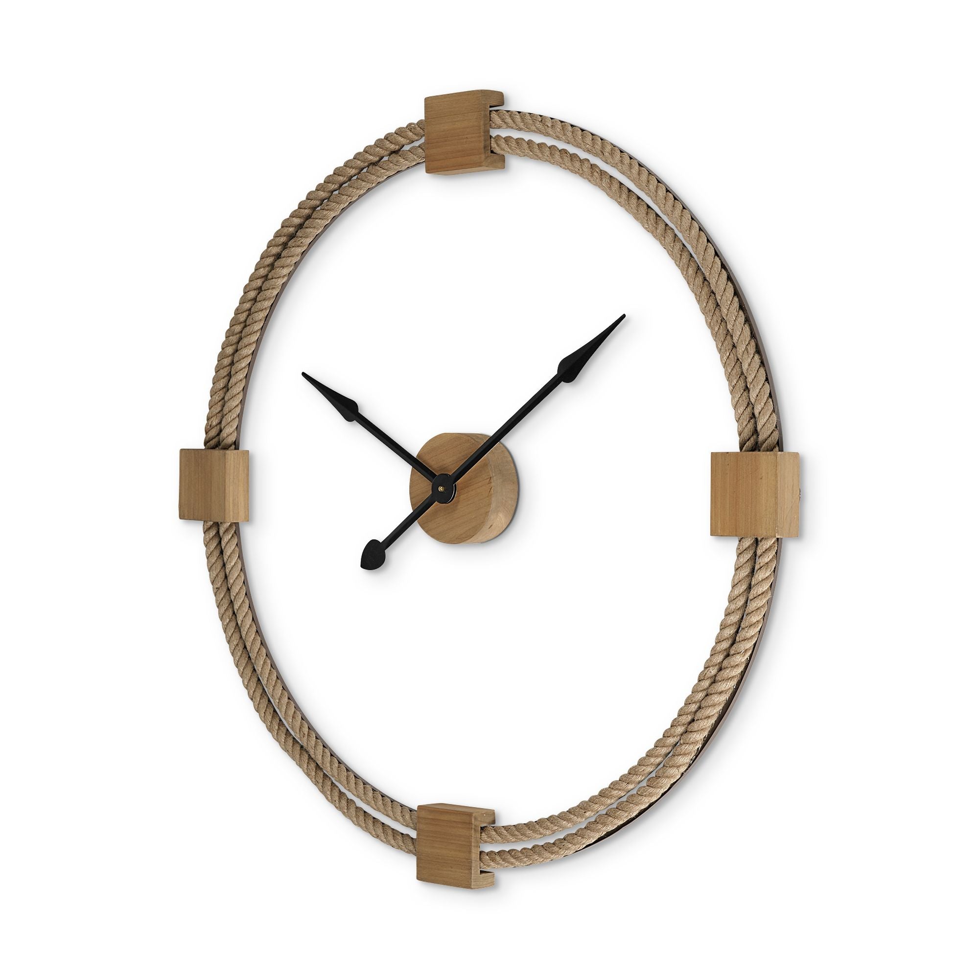 Mercana - Worthing 36" Round Oversize Coastal Wall Clock