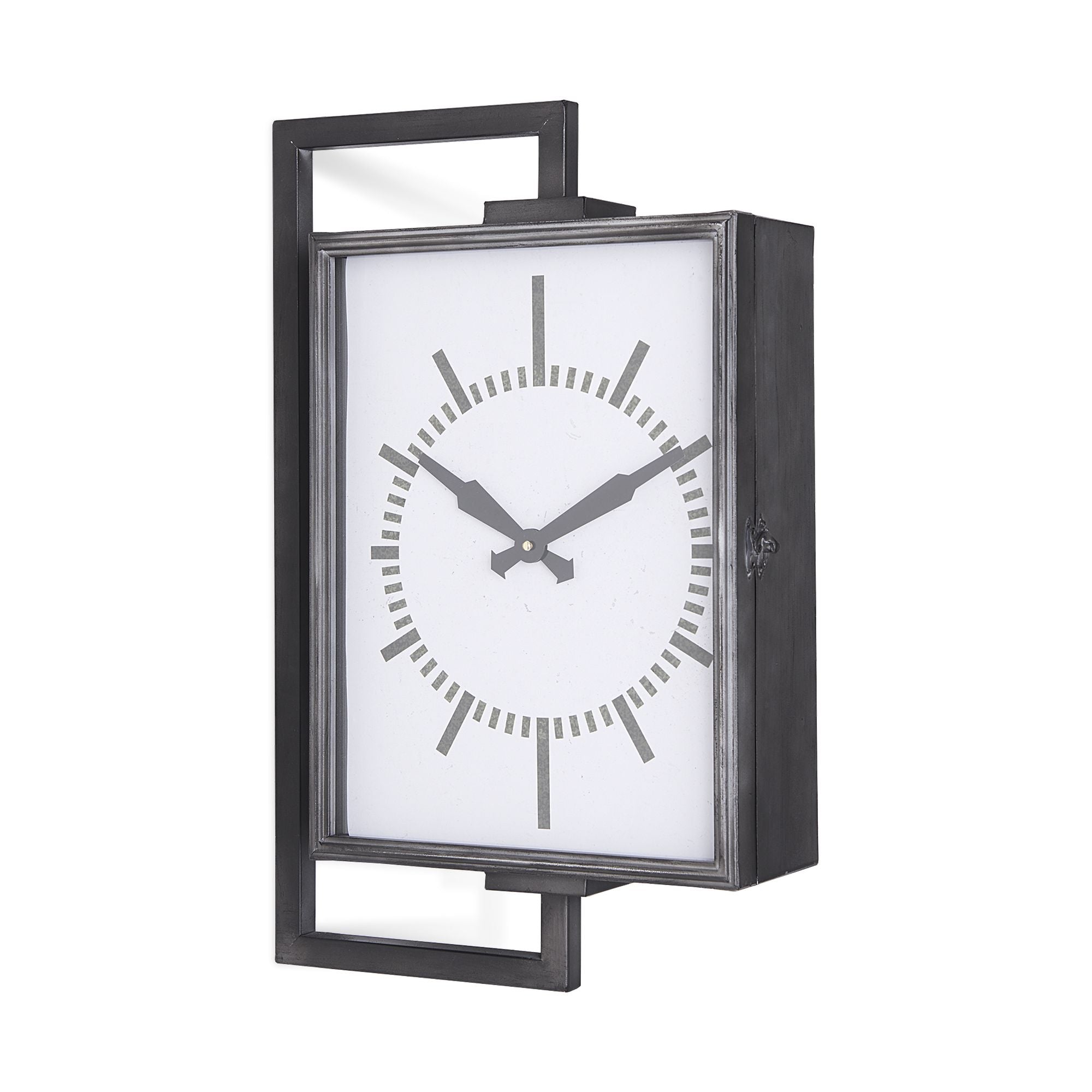 Mercana - Hagar Rectangular Large Industrial Wall Clock