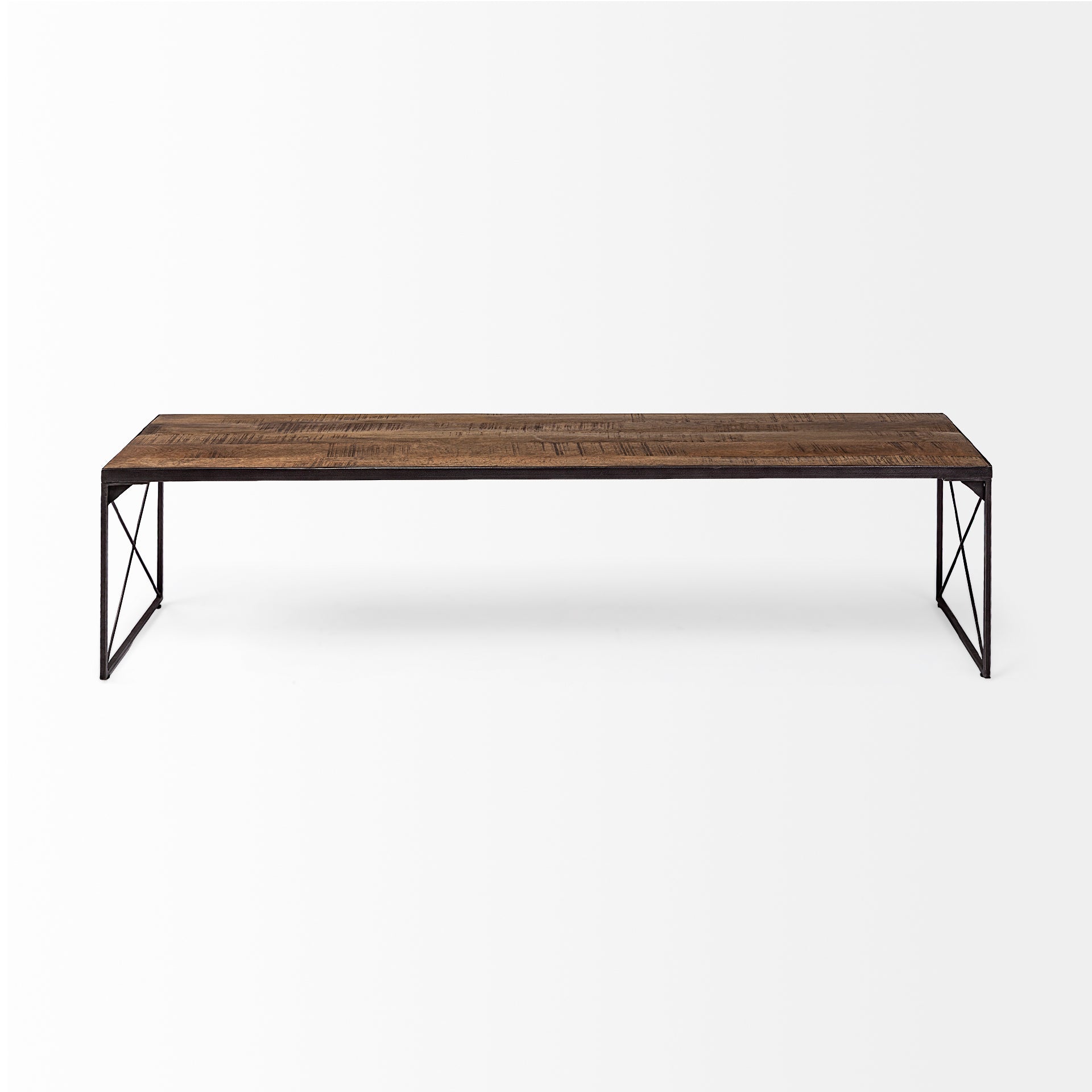 Mercana - Trestman Bench in Brown, Solid Wood