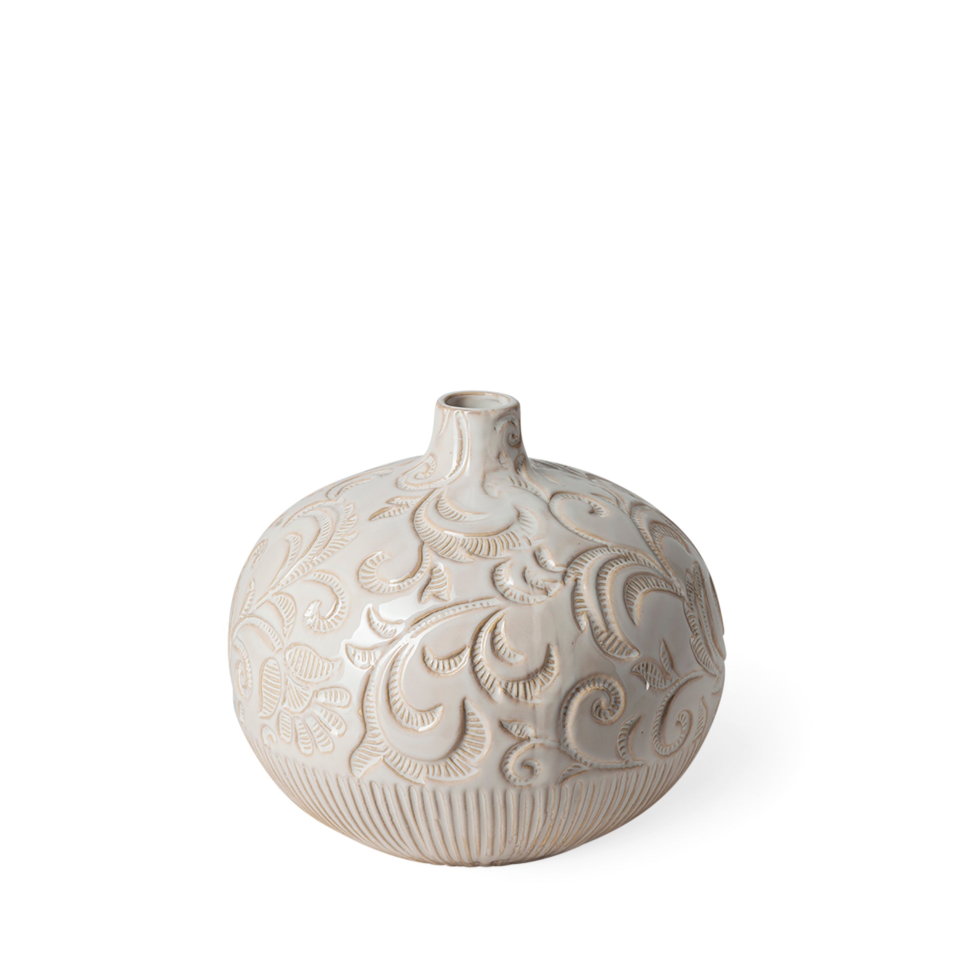 Mercana - Jadiza Vase in White, Ceramic