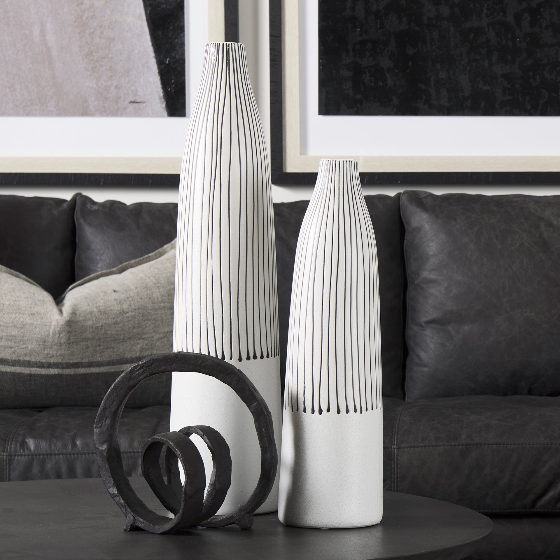 Mercana - Kira Vase in White, Ceramic