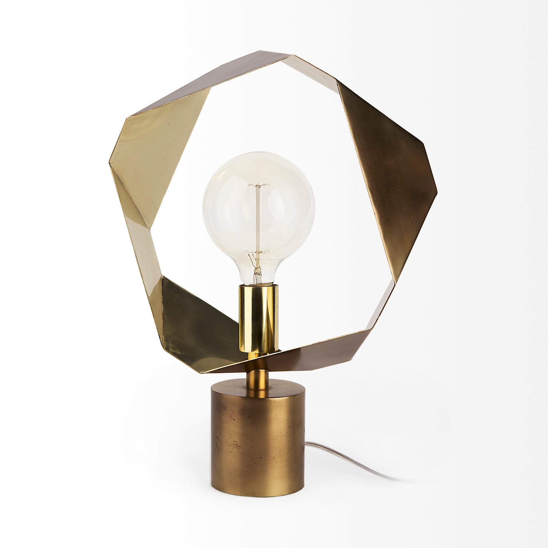 Mercana - Shamir Table Lamp in Gold, Metal