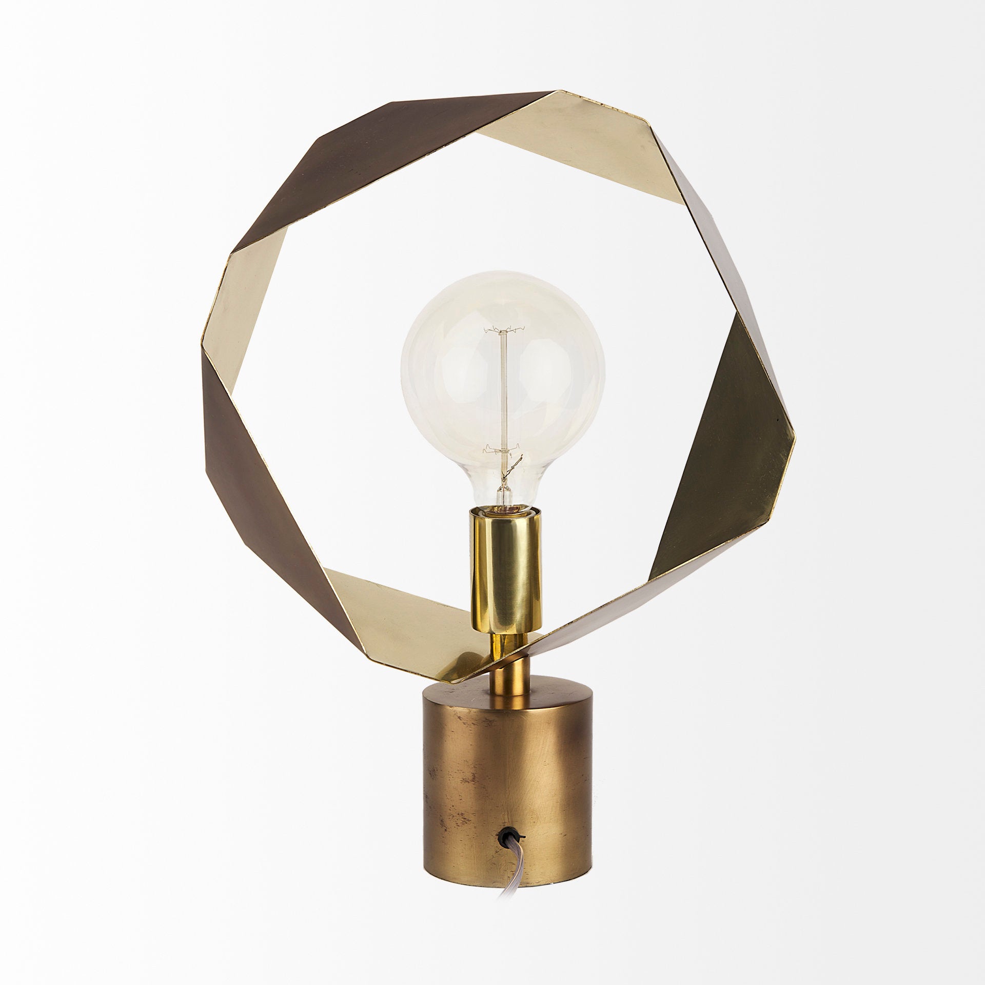 Mercana - Shamir Table Lamp in Gold, Metal