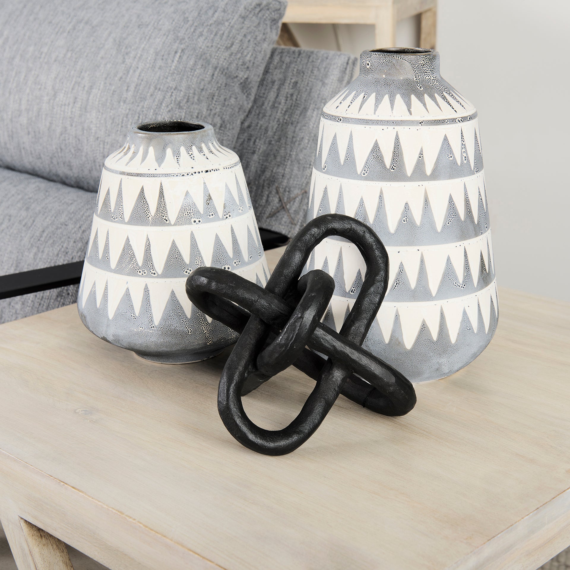 Mercana - Delaney Vase in Gray, Ceramic