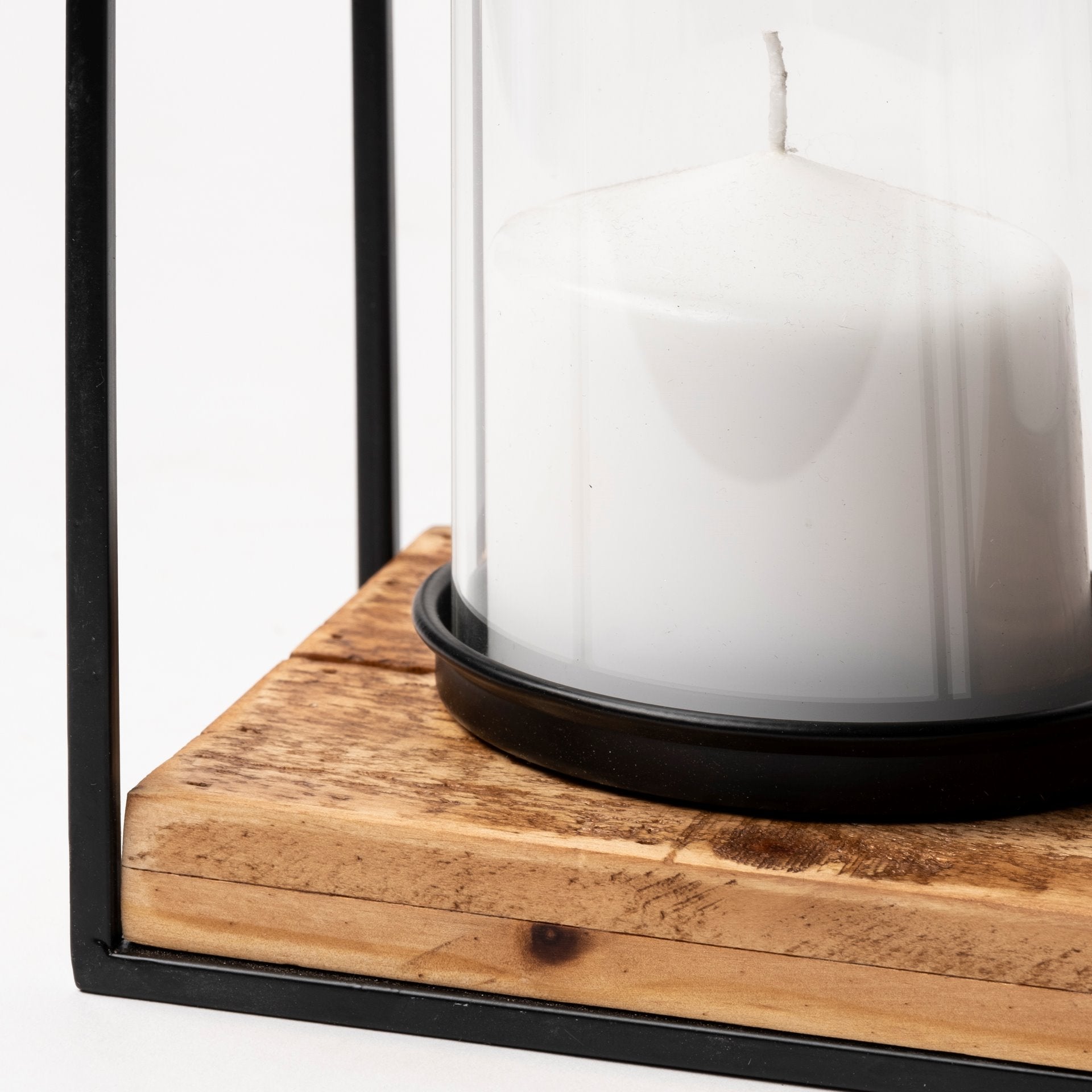Mercana - Leopold Candle Holder in Black/Brown, Metal