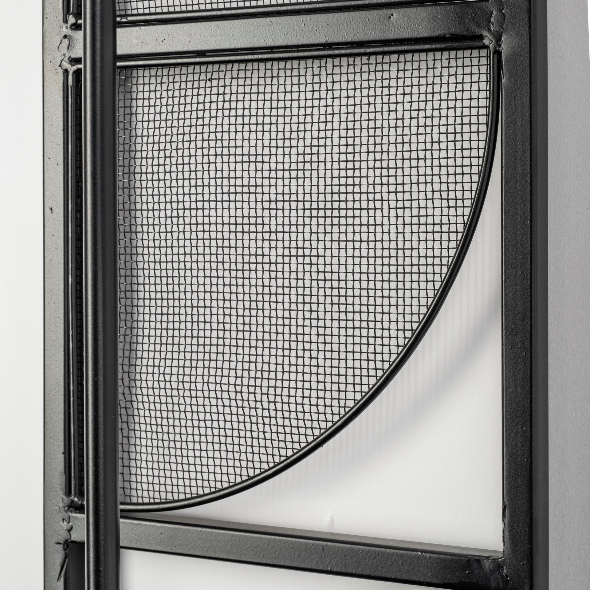 Mercana - Navin Wall Sconce in Black/White, Fabric