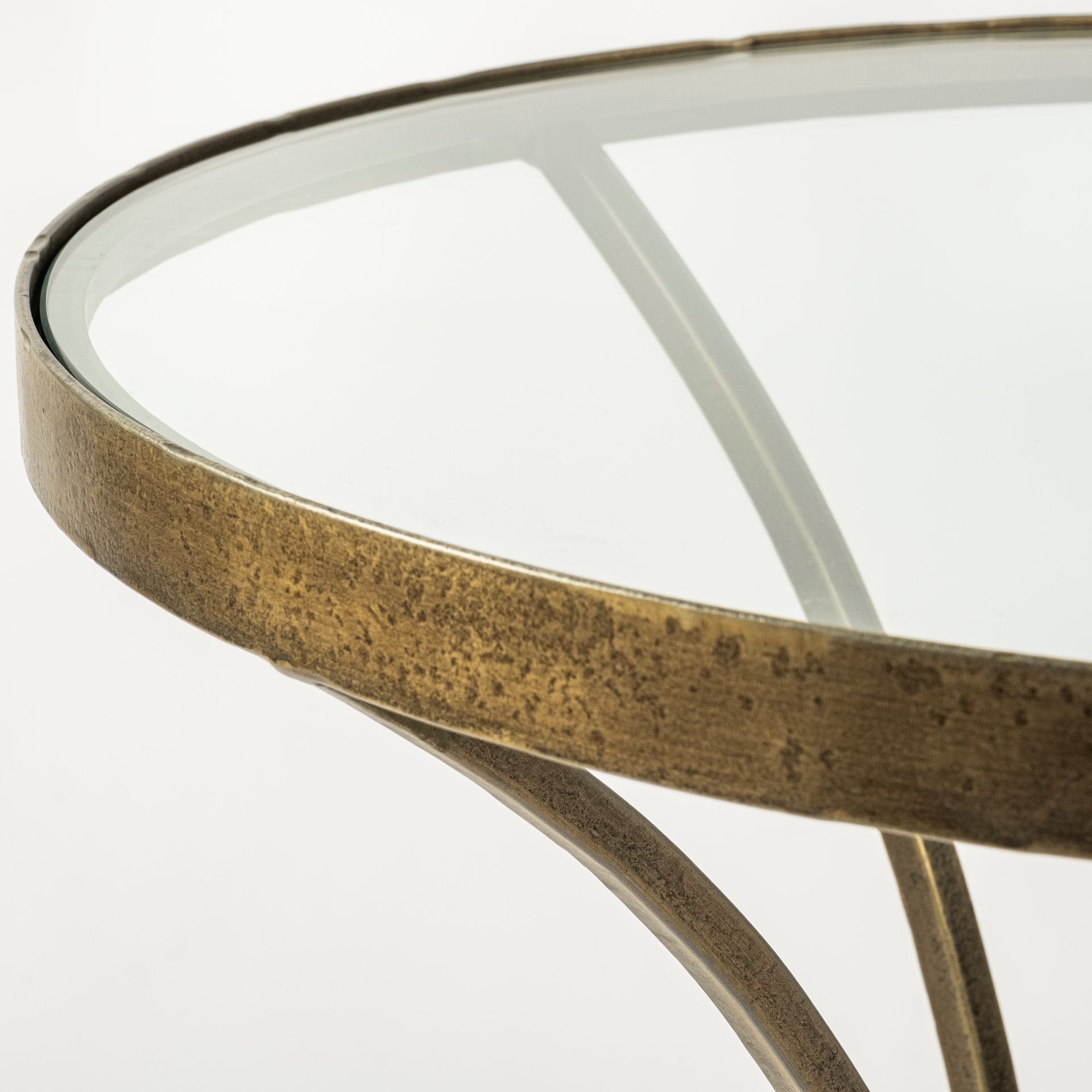 Mercana - Jacinta End Table in Clear, Metal