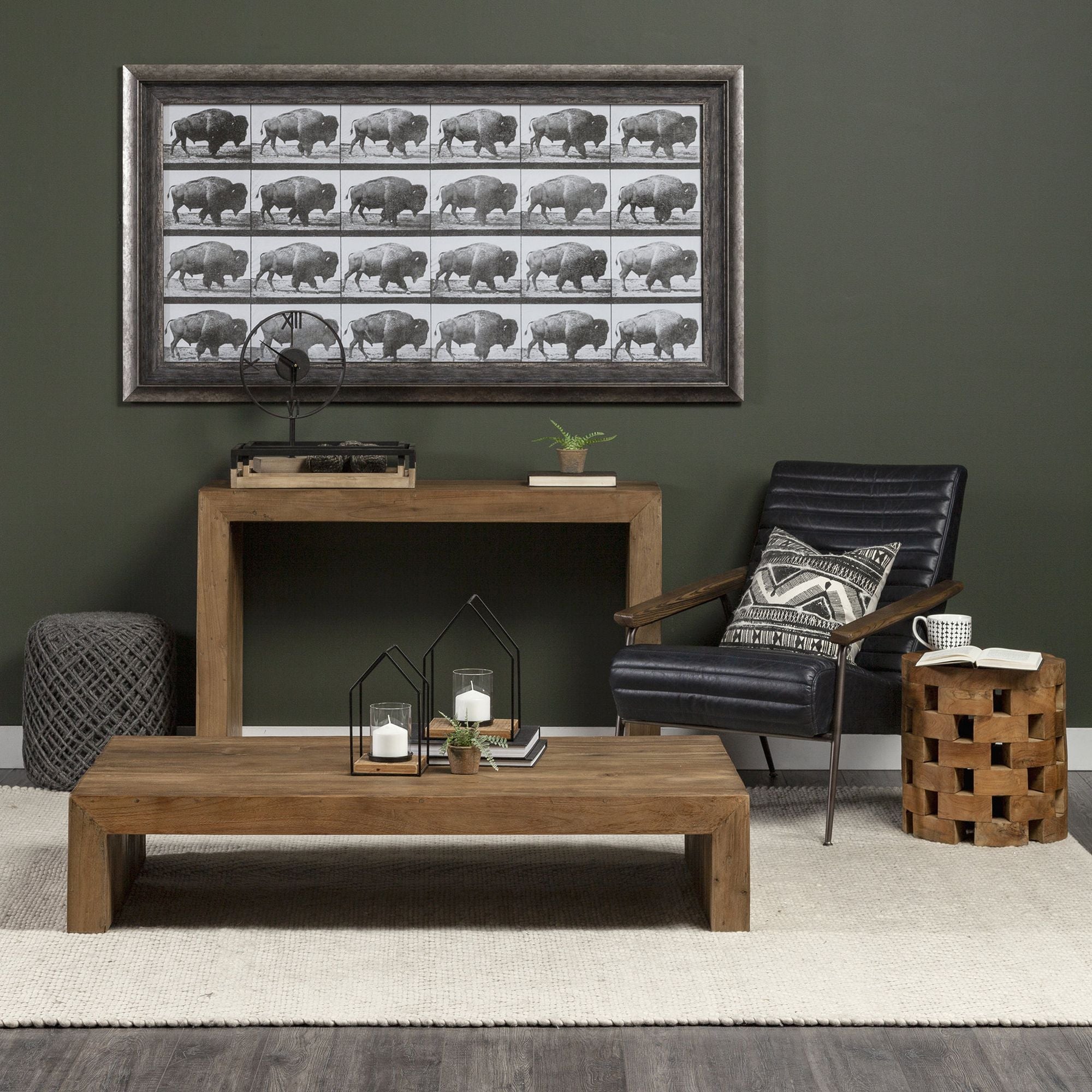 Mercana - Karson I Brown Wooden Console Table