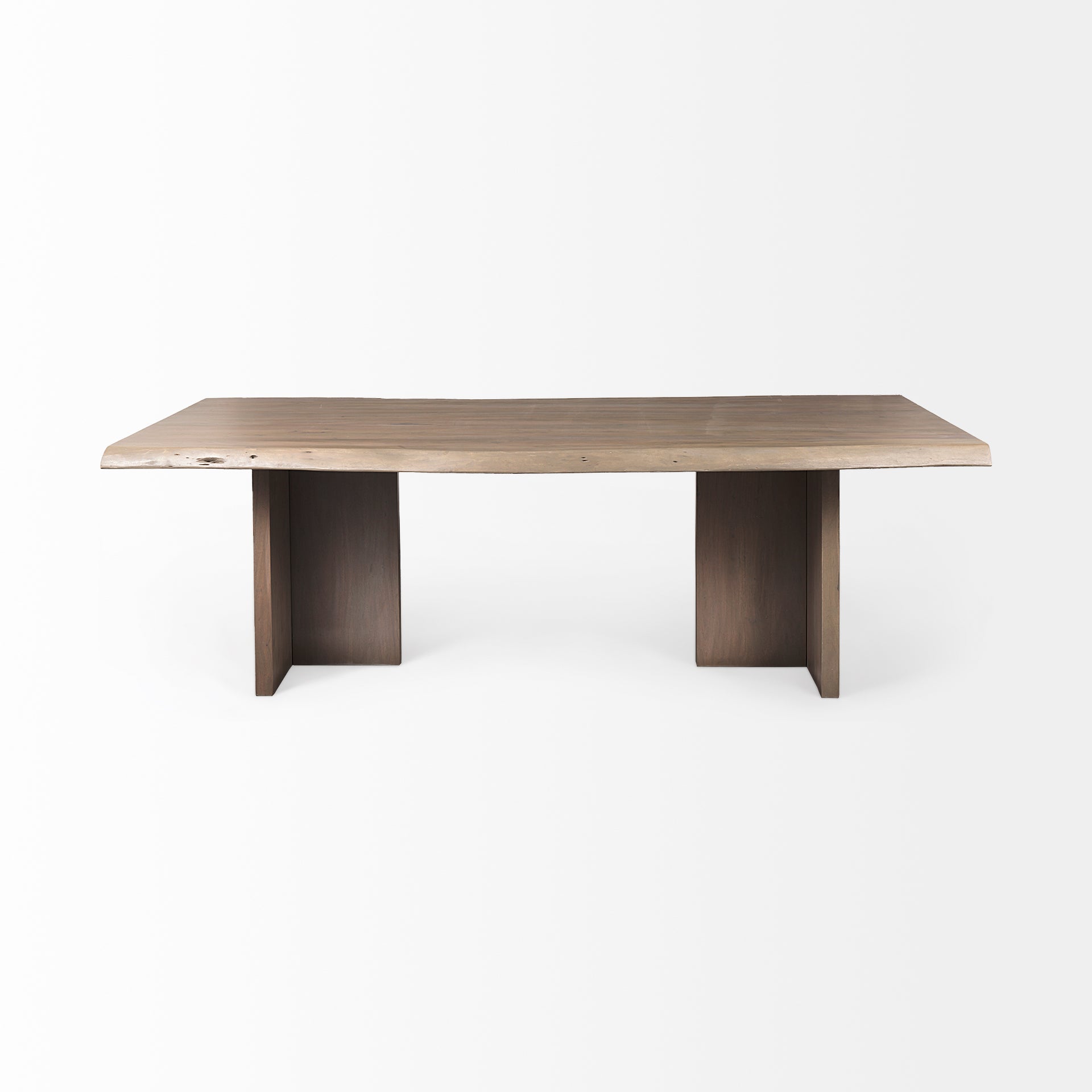 Mercana - Konstantin Dining Table in Brown, Solid Wood