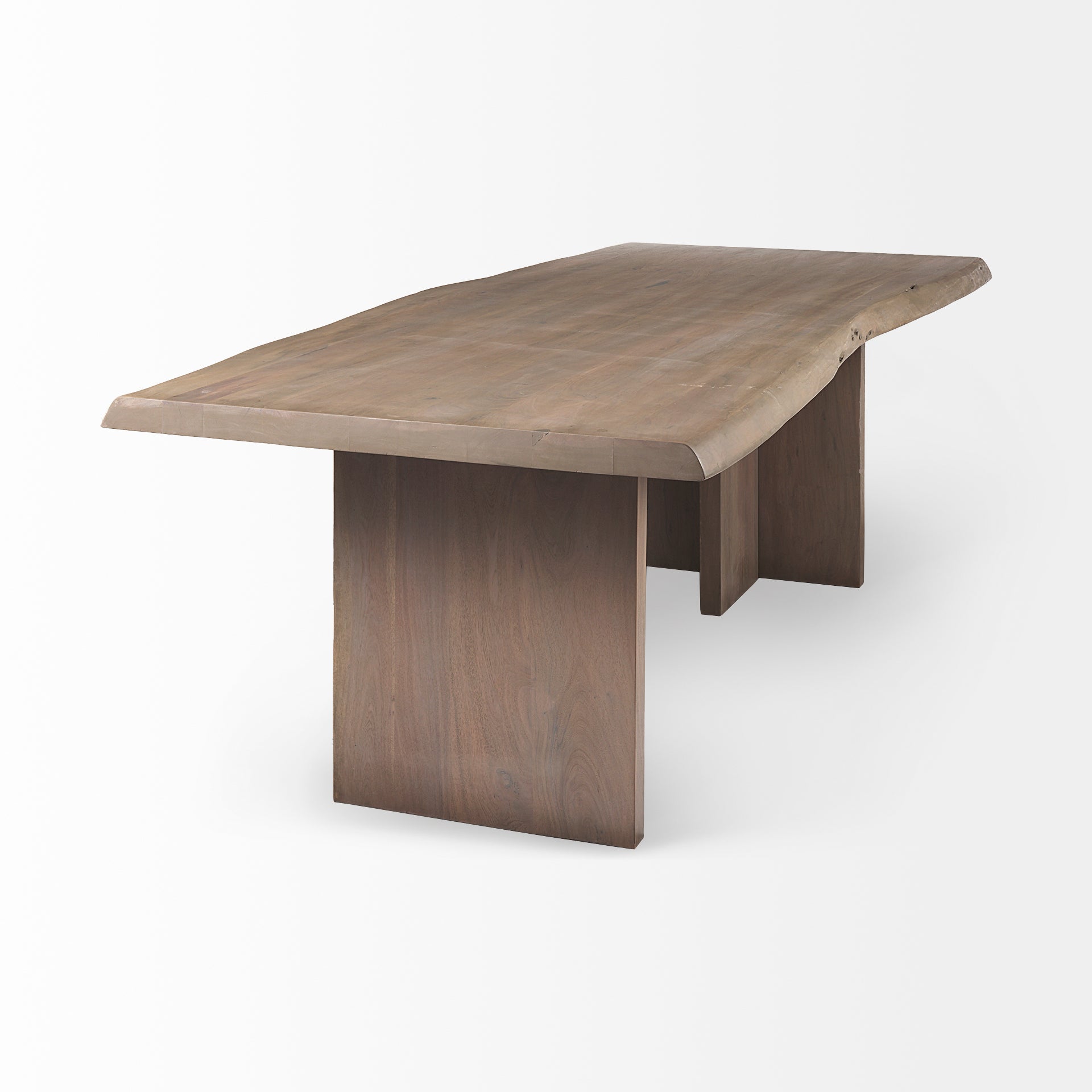 Mercana - Konstantin Dining Table in Brown, Solid Wood