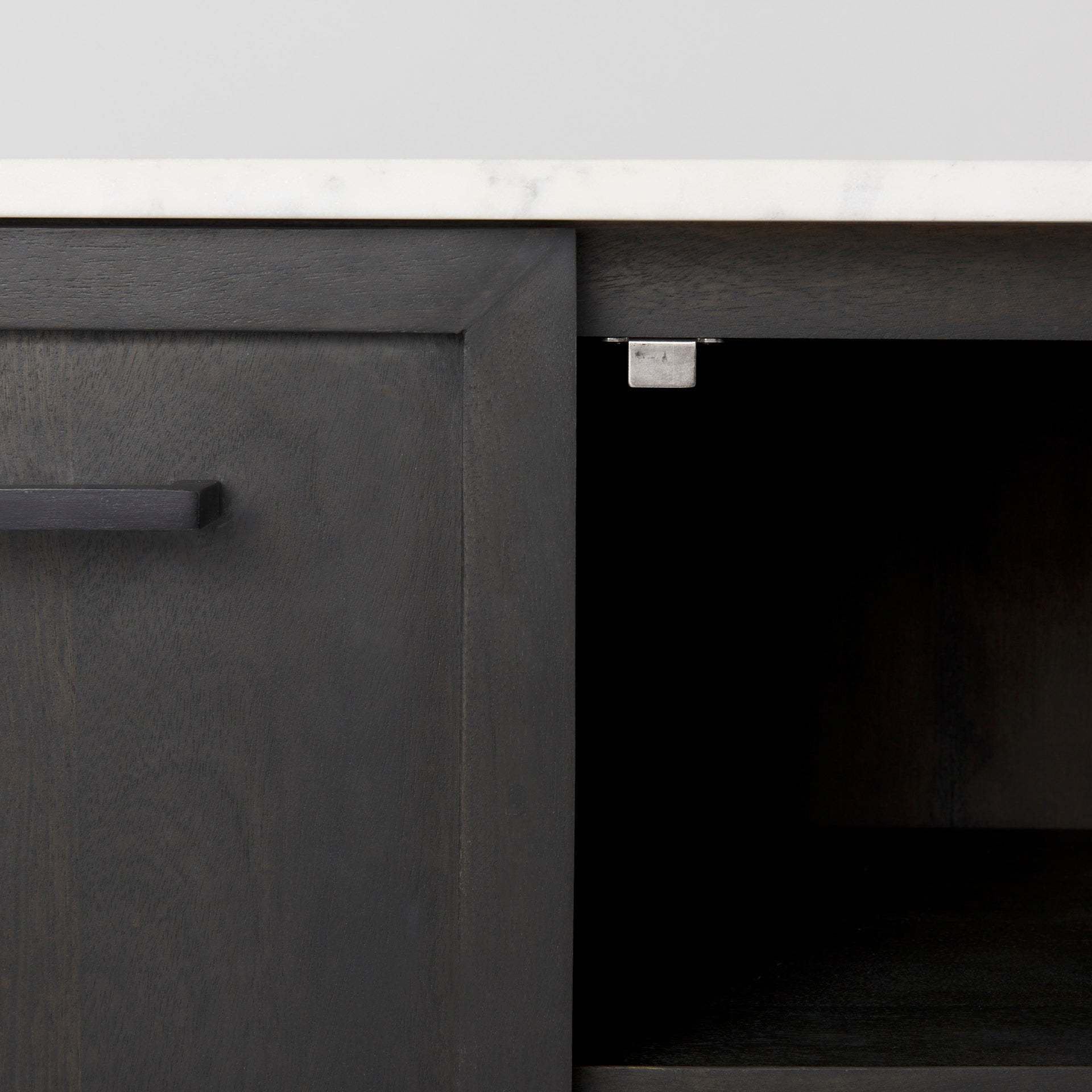 Mercana - Divina Sideboard in Black, Solid Wood