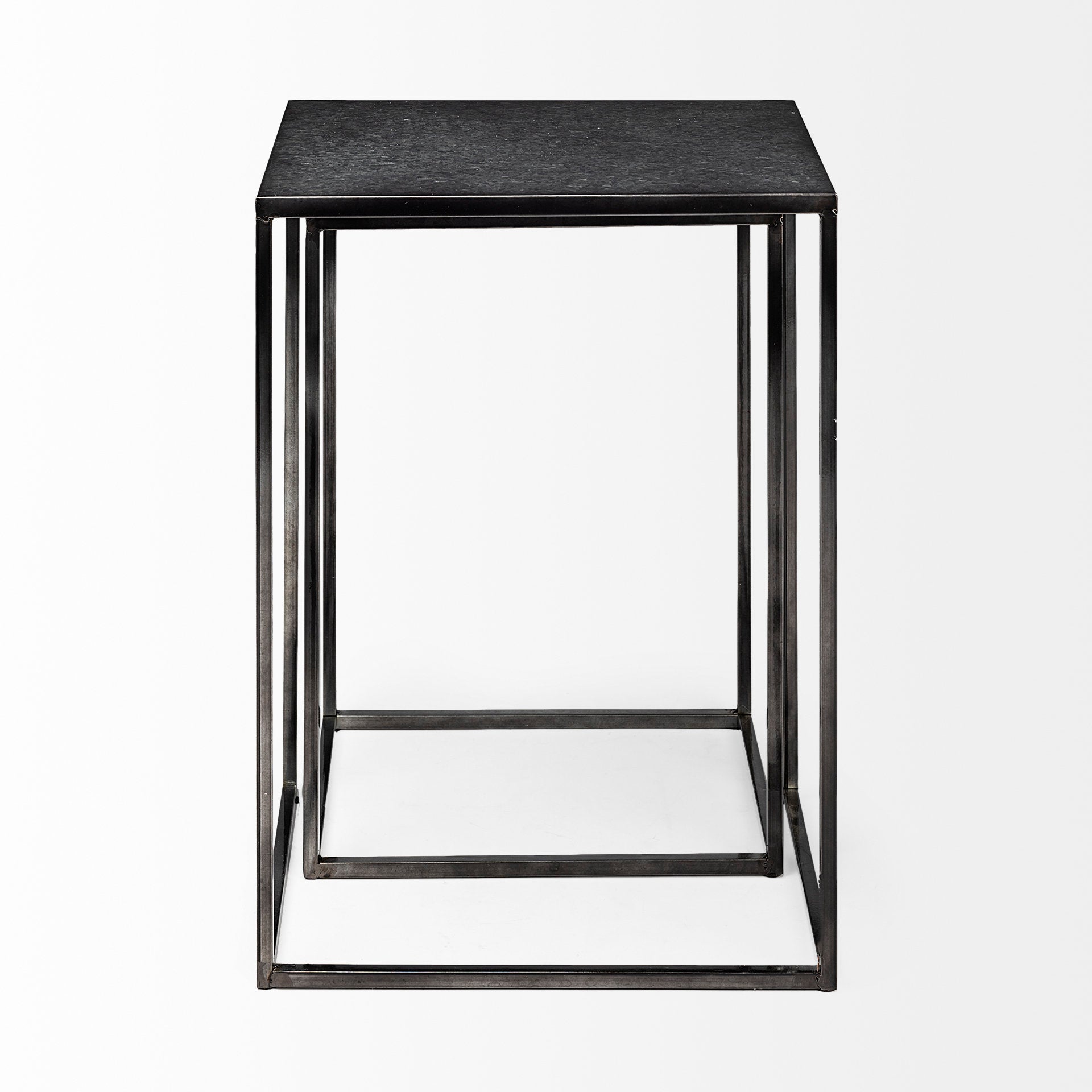 Mercana - Kasey Accent Table in Black, Metal