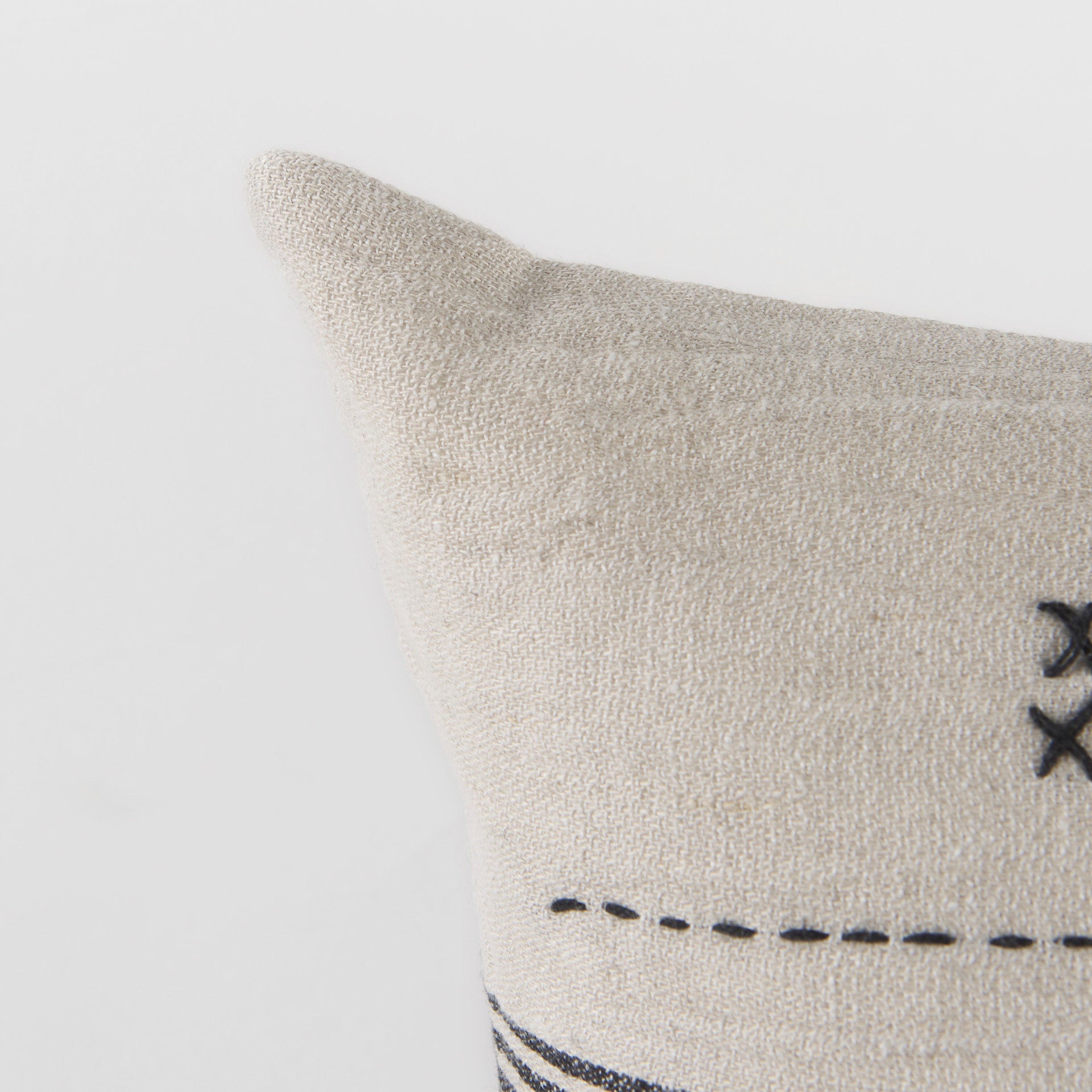 Mercana - Thalia Pillow in Black, Fabric