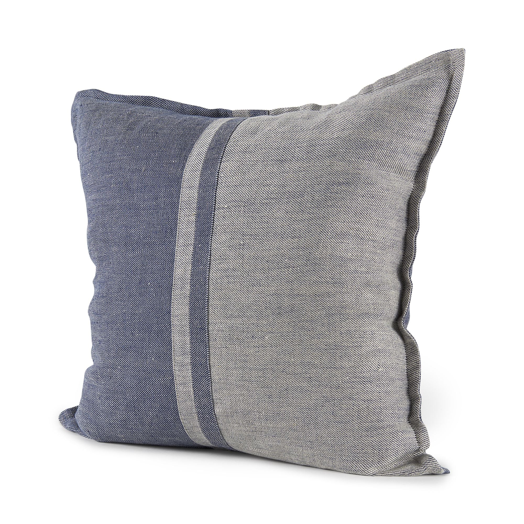 Mercana - Aubrielle Fabric Color Blocked Decorative Pillow Cover