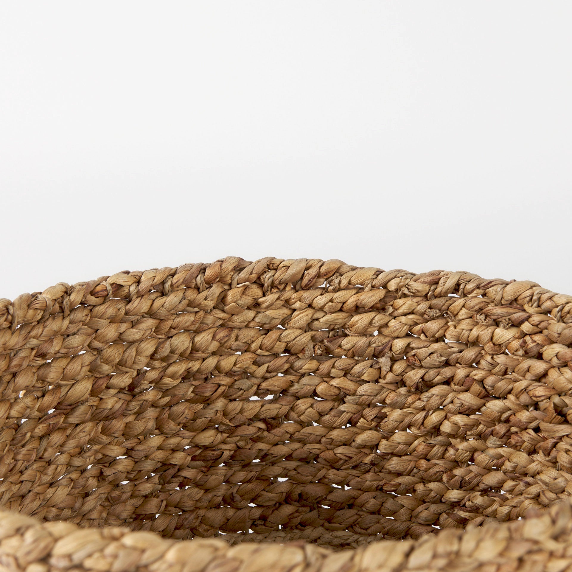 Mercana - Morocco Basket in Brown, Water Hyacinth