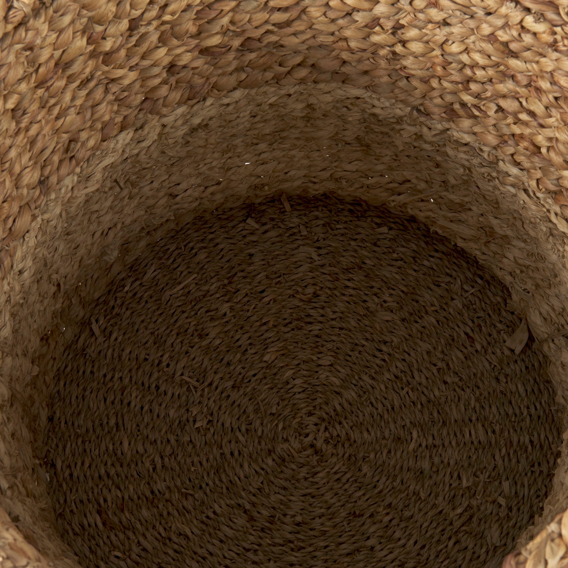 Mercana - Morocco Basket in Brown, Water Hyacinth