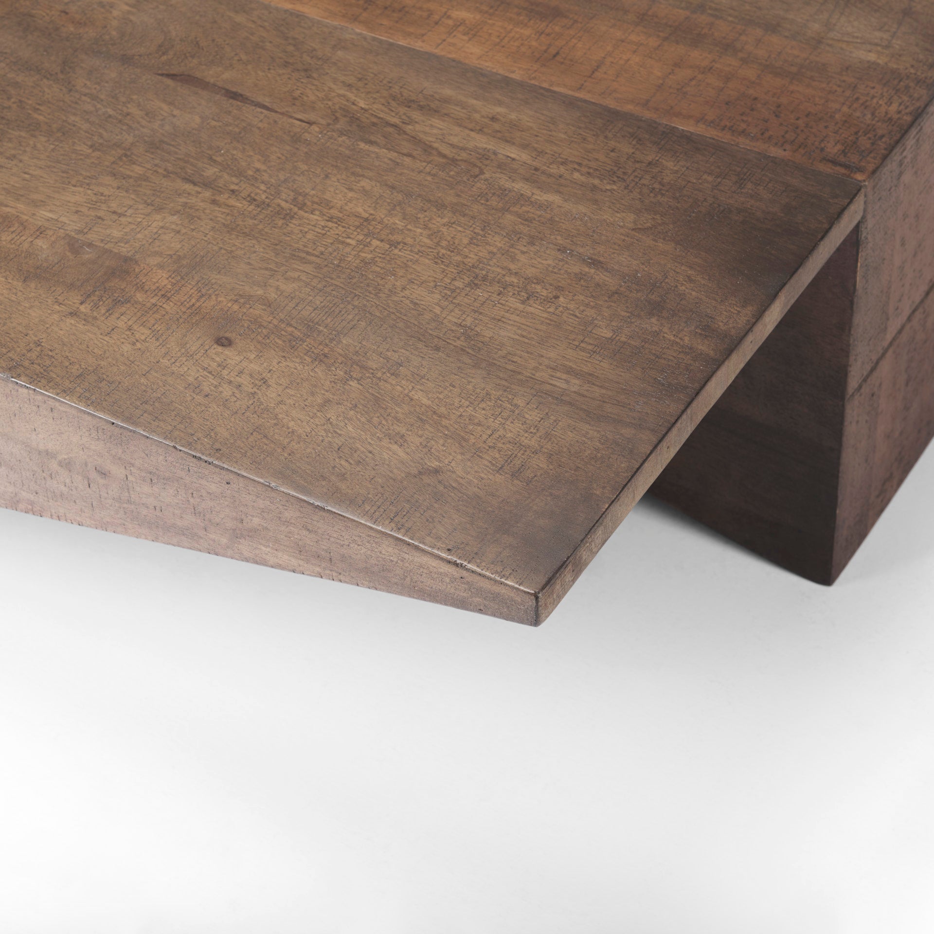 Mercana - West Coffee Table in Brown, Solid Wood