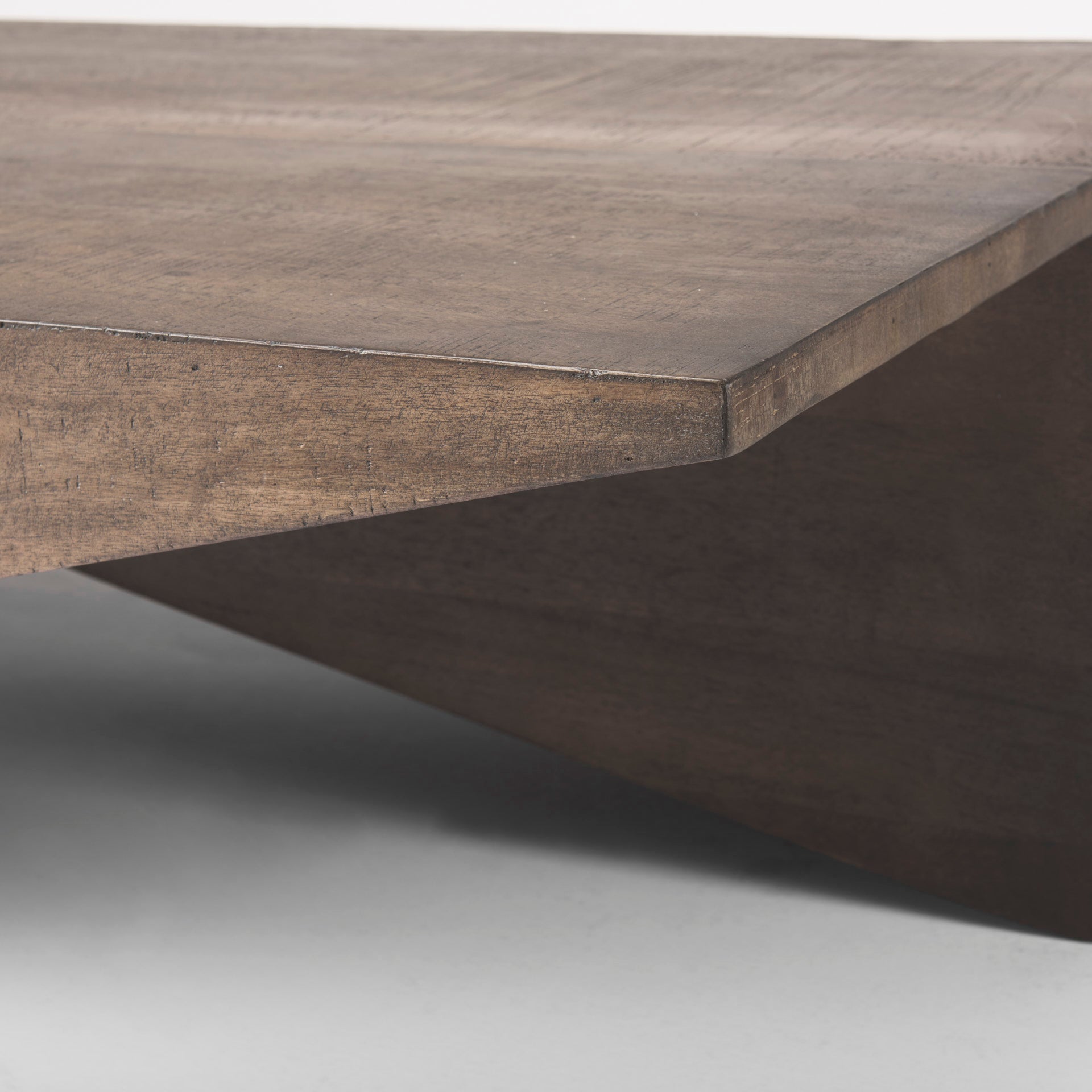 Mercana - West Coffee Table in Brown, Solid Wood