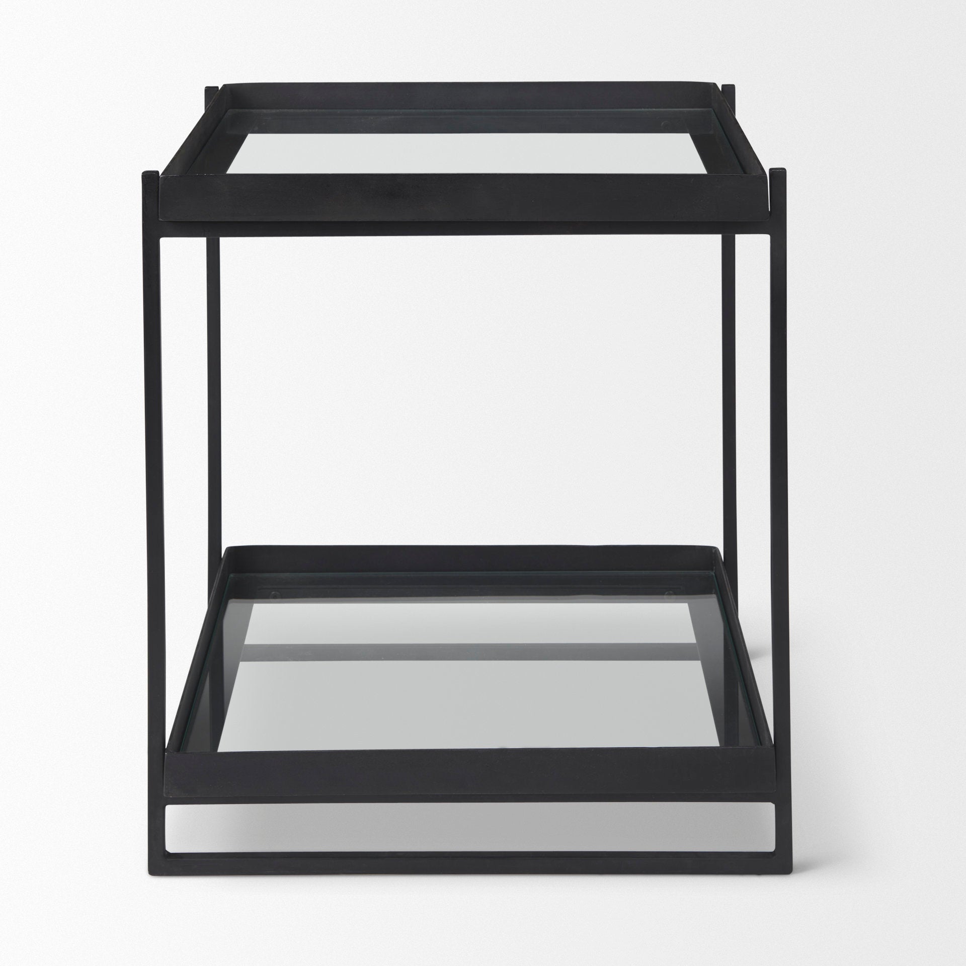 Mercana - Trey Accent Table in Black, Metal