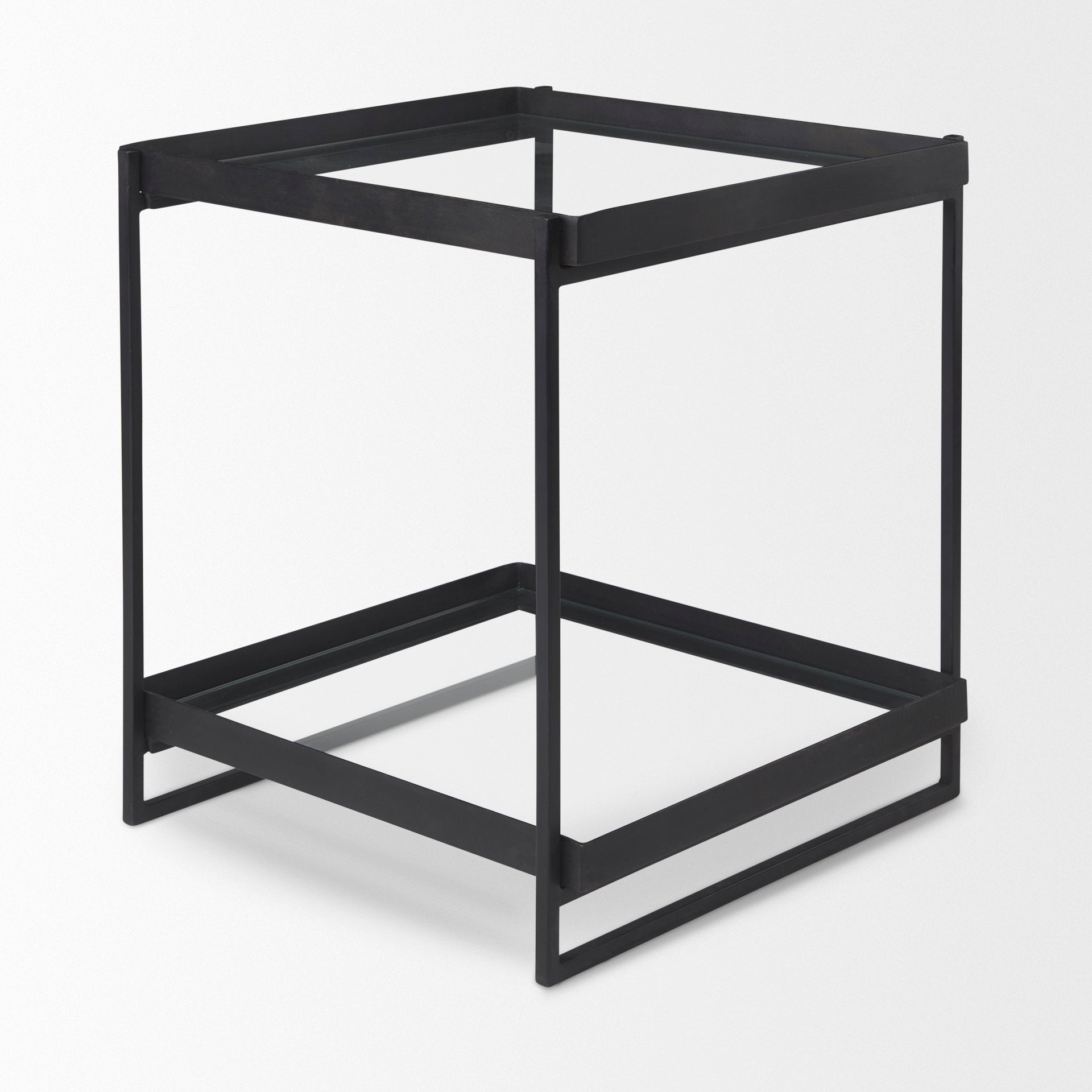 Mercana - Trey Accent Table in Black, Metal