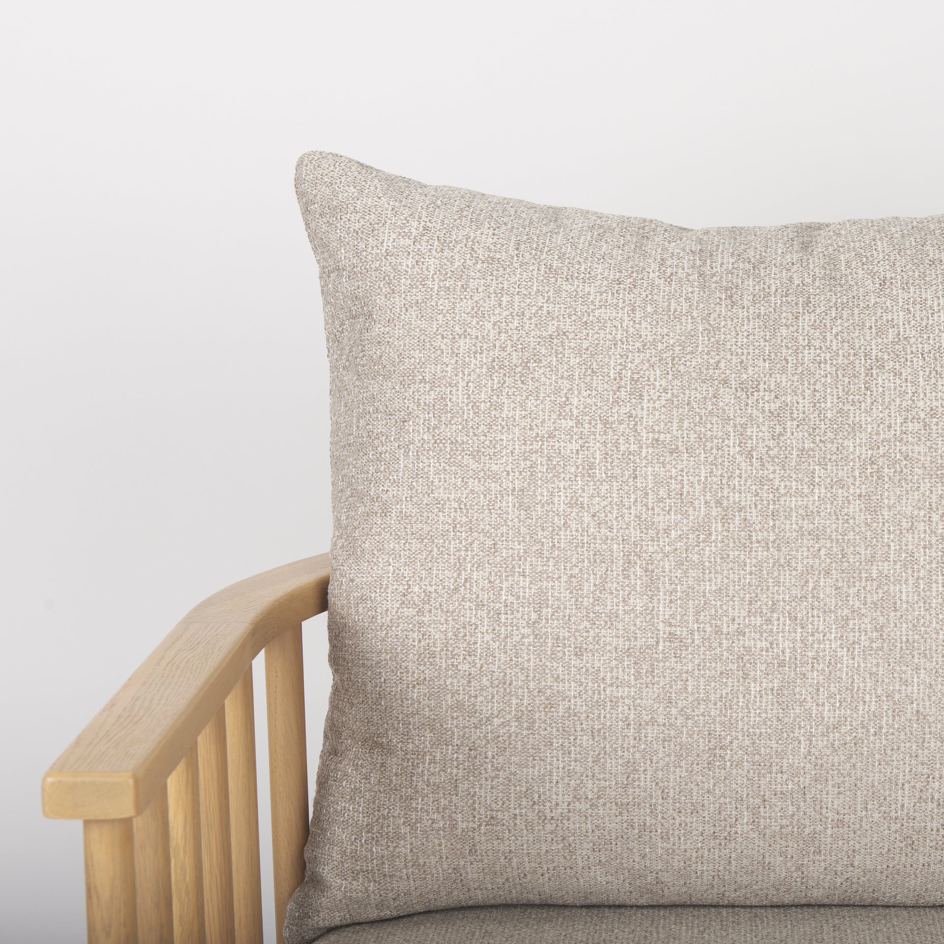 Mercana - Kopari Upholstered Accent Chair in Beige, Solid Wood
