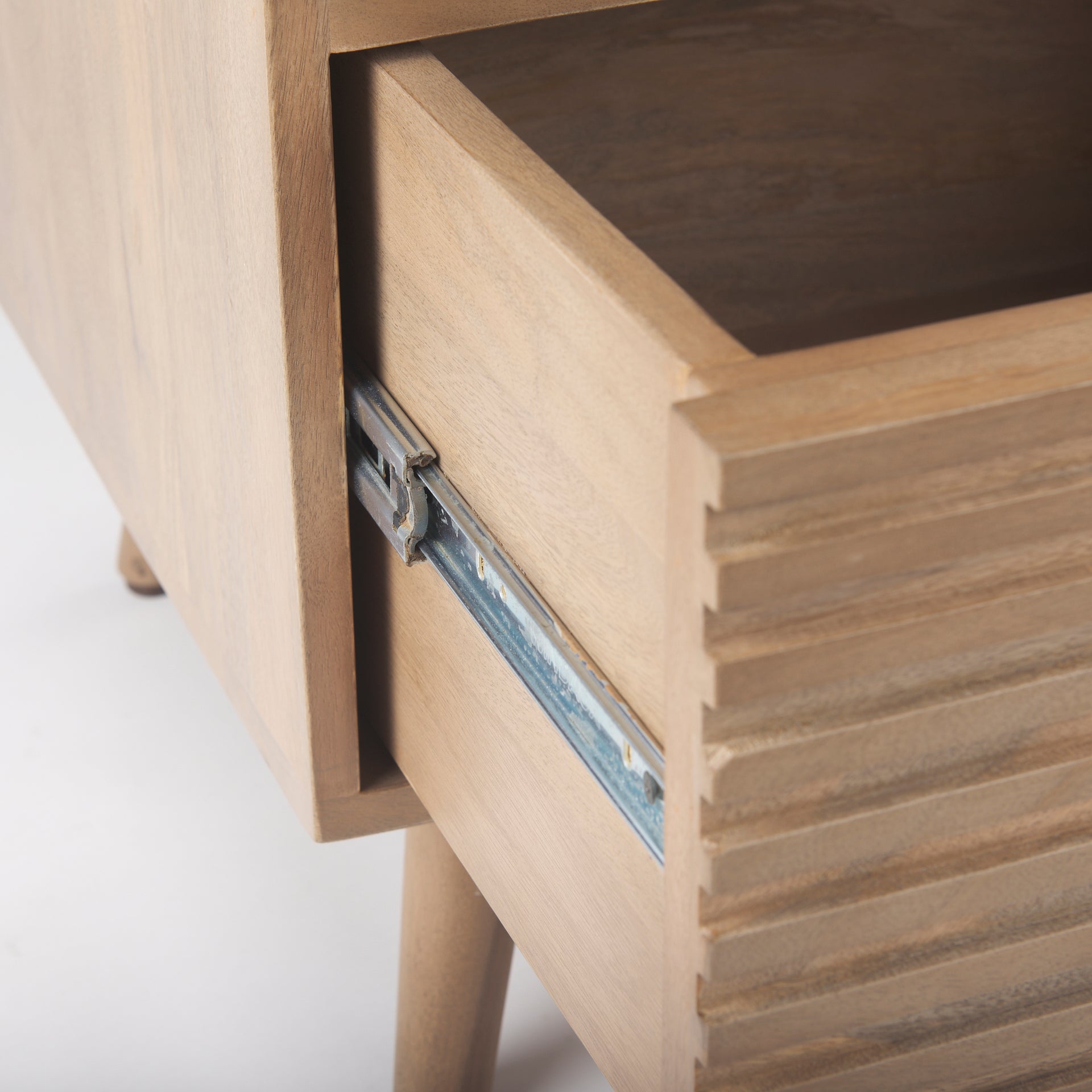 Mercana - Sable End Table in Brown, Solid Wood