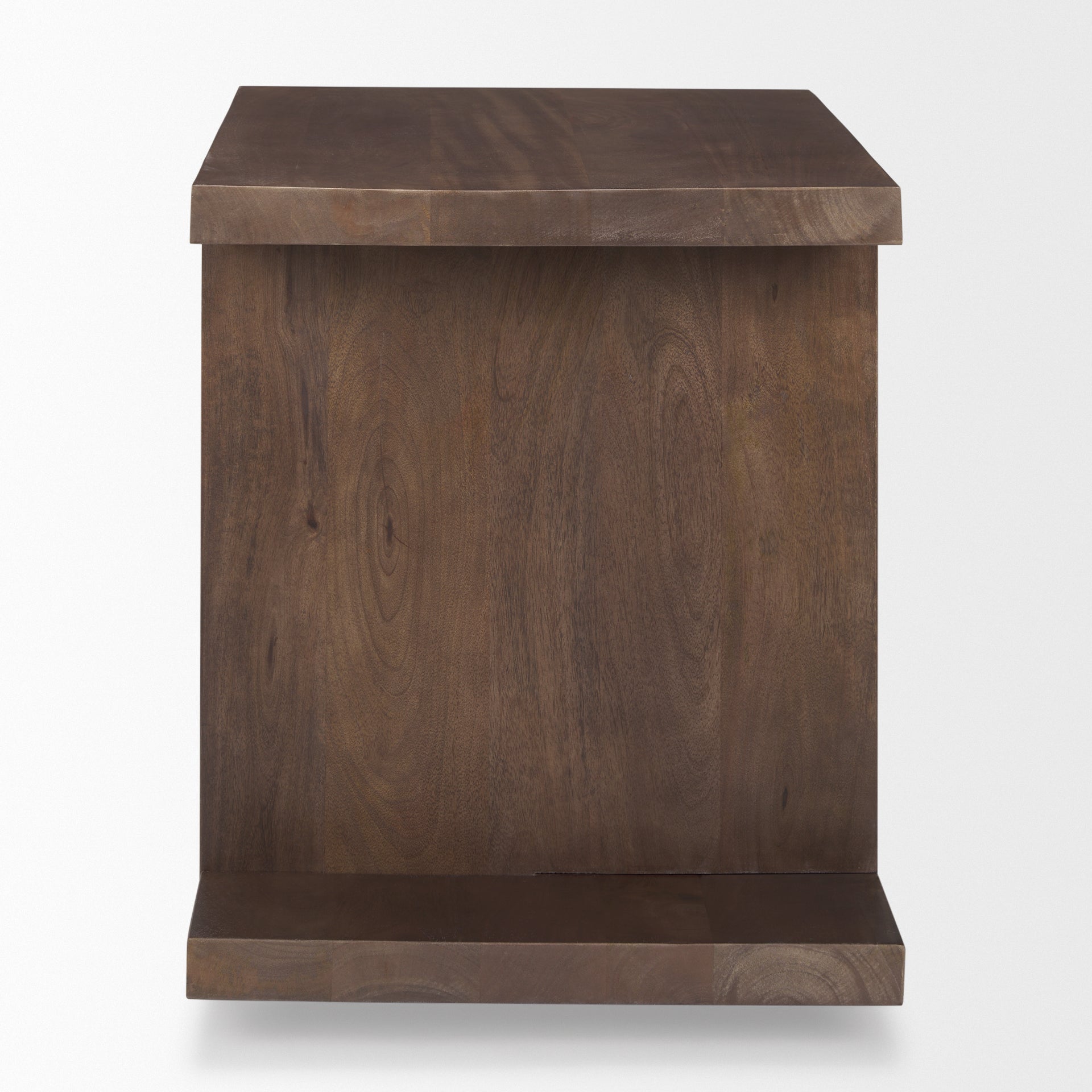 Mercana - Nohr Accent Table in Brown, Solid Wood