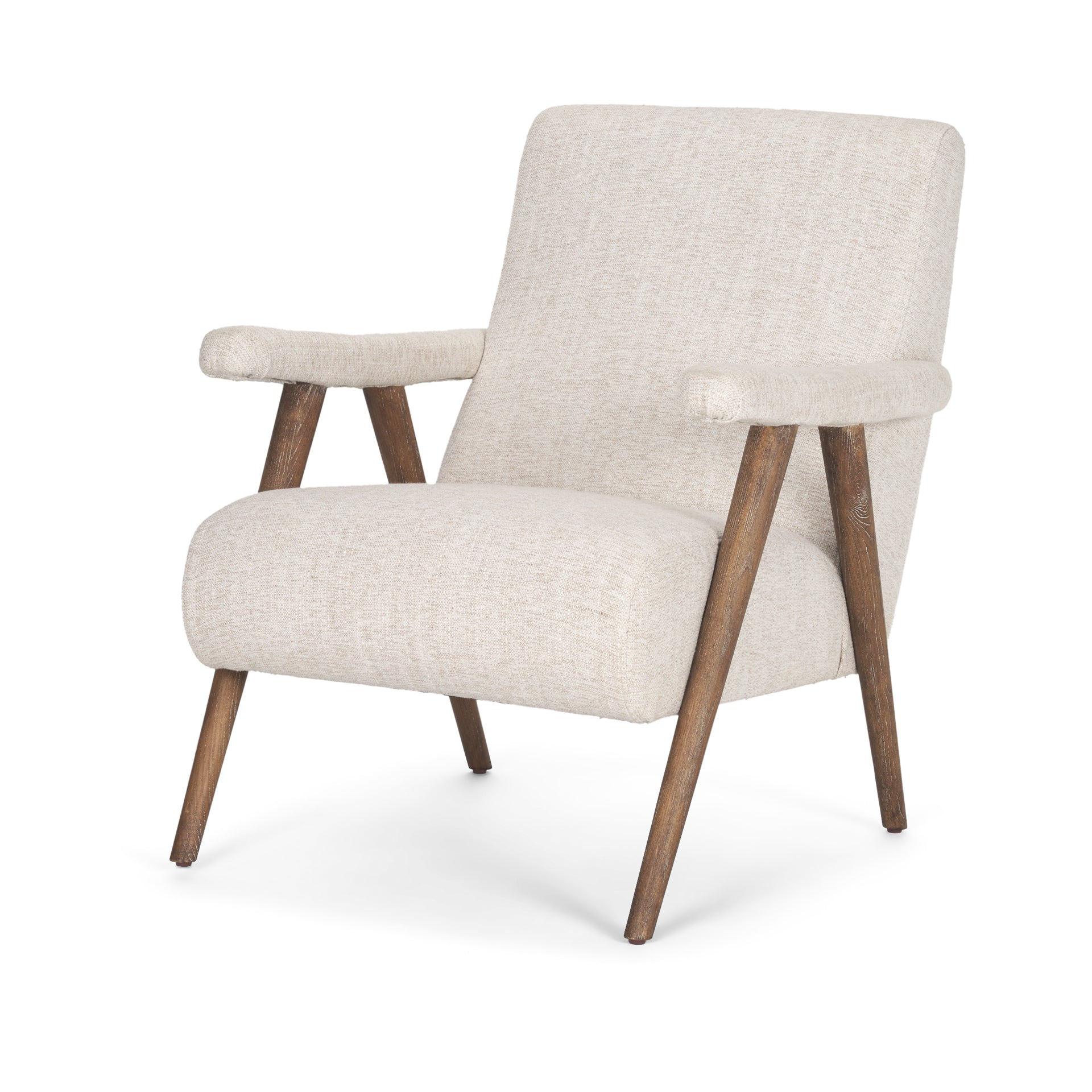 Mercana - Nico Accent Chair in Brown, Fabric