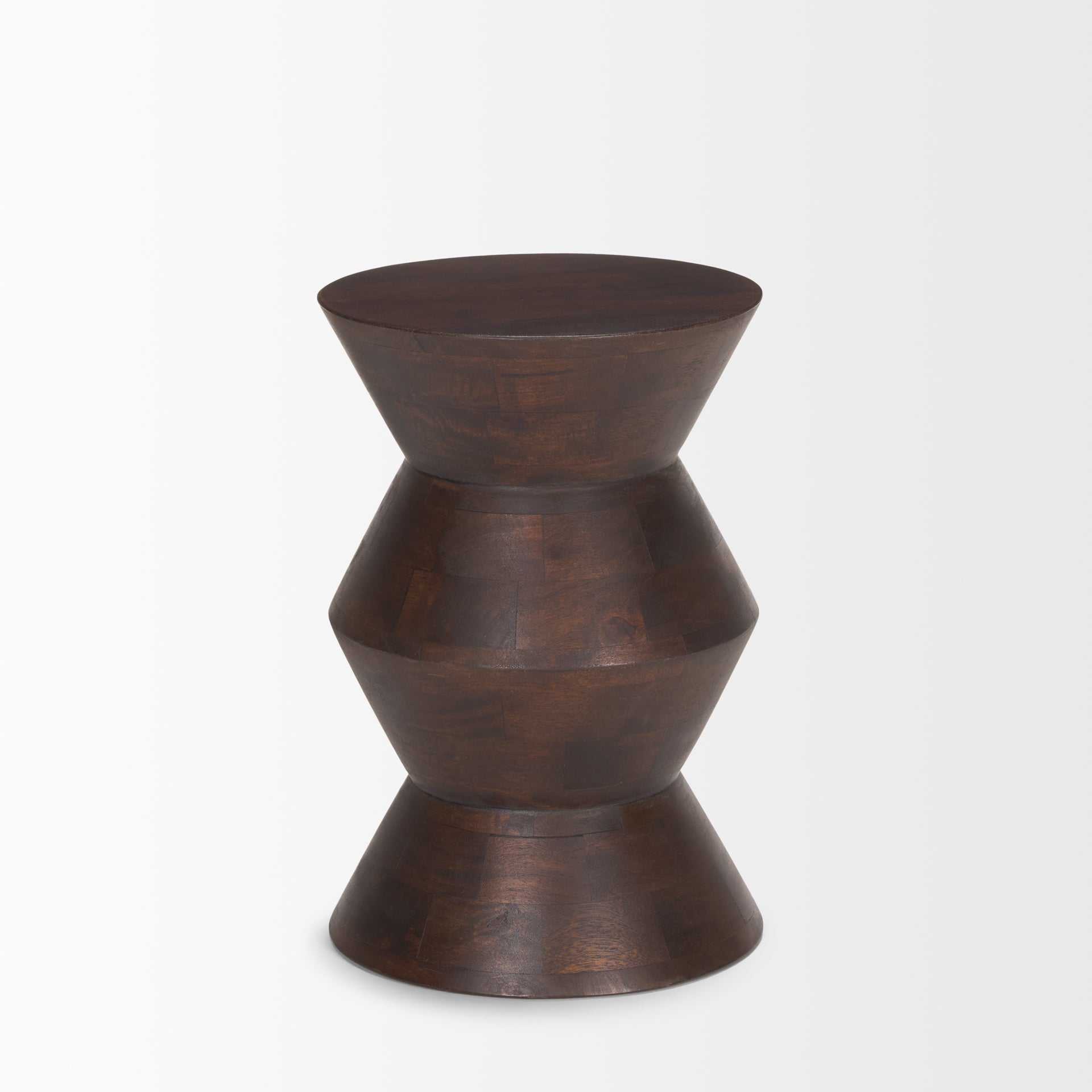 Mercana - Odessa Accent Table in Brown, Solid Wood