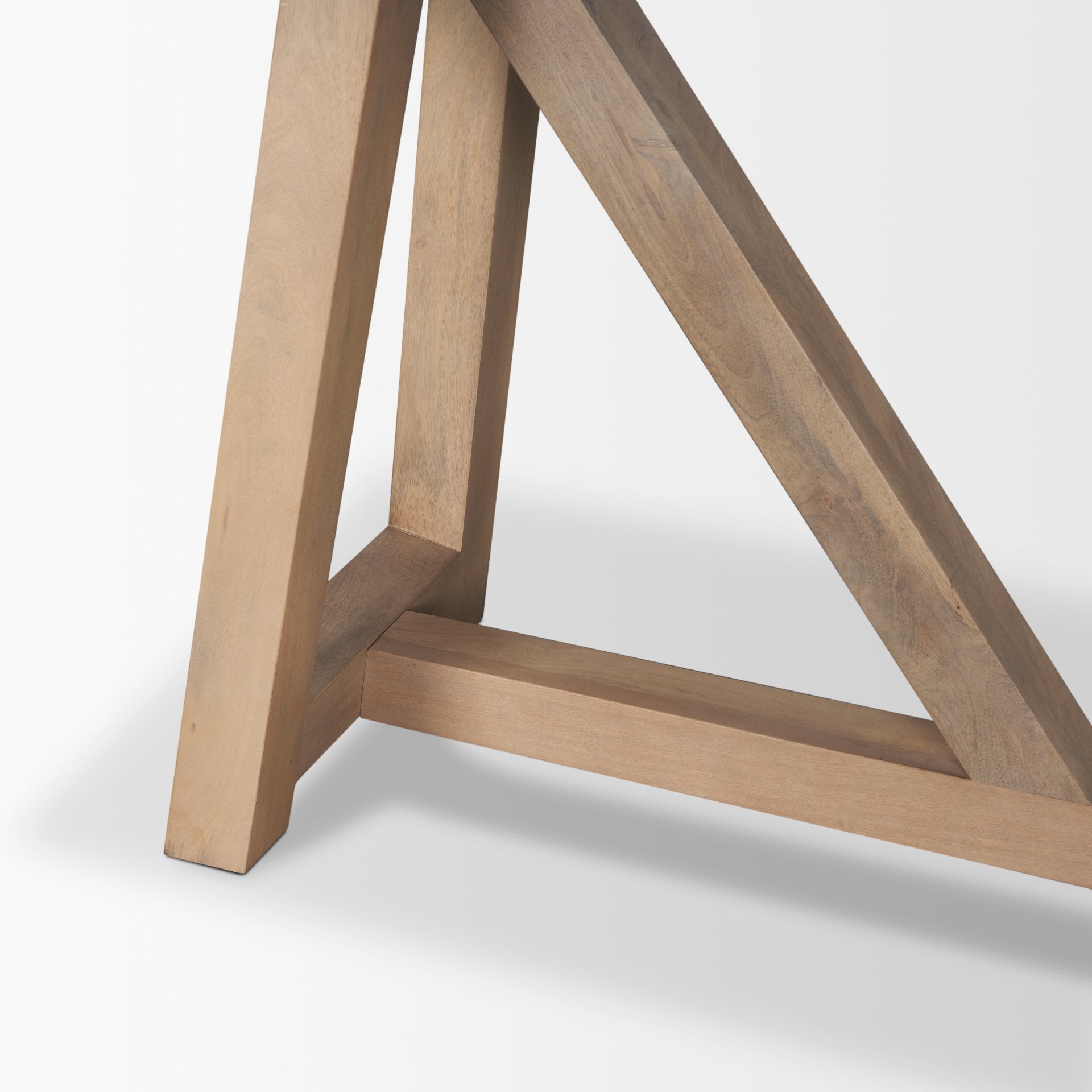 Mercana - Rialto Console Table in Black/Brown, Solid Wood