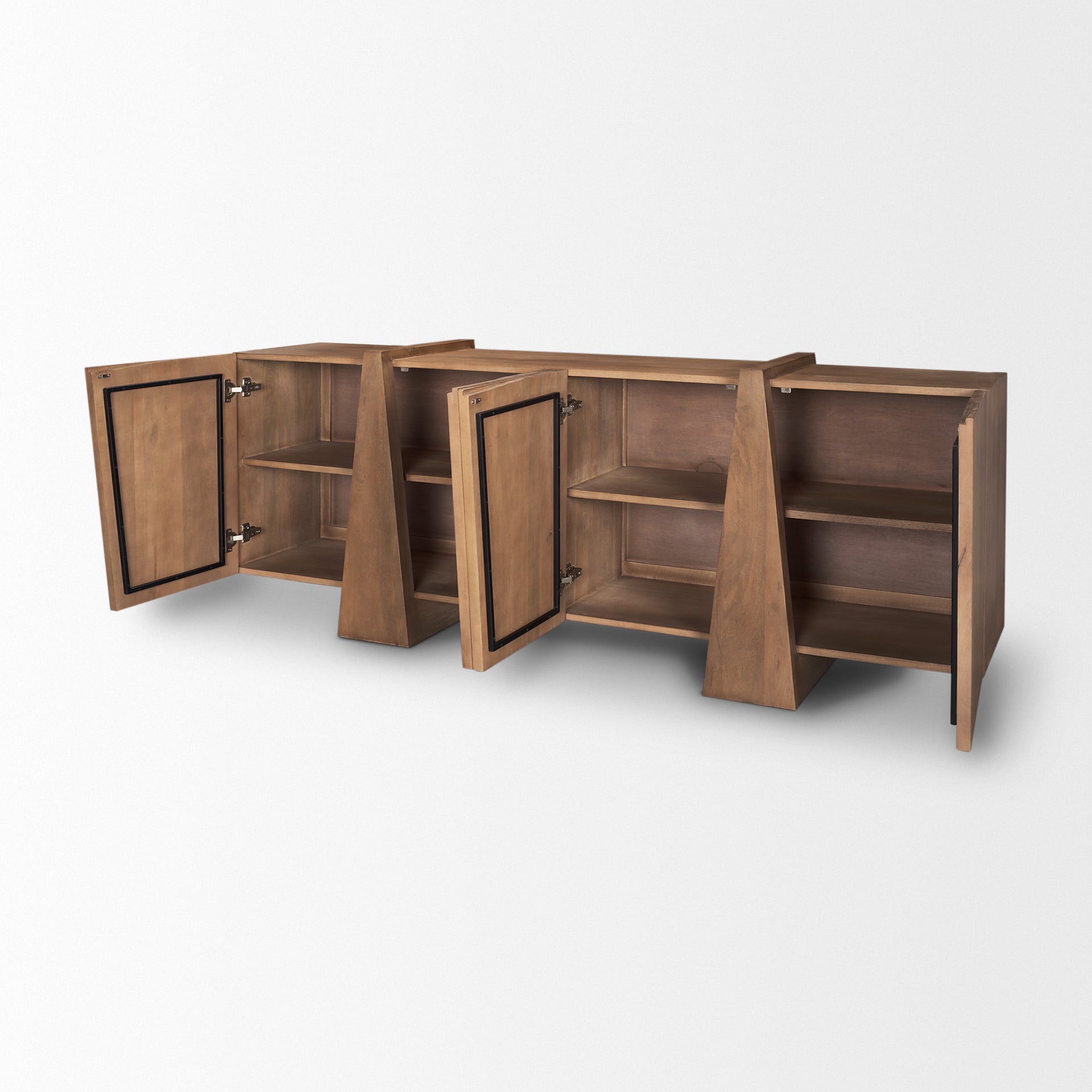 Mercana - Eula Sideboard in Brown, Solid Wood