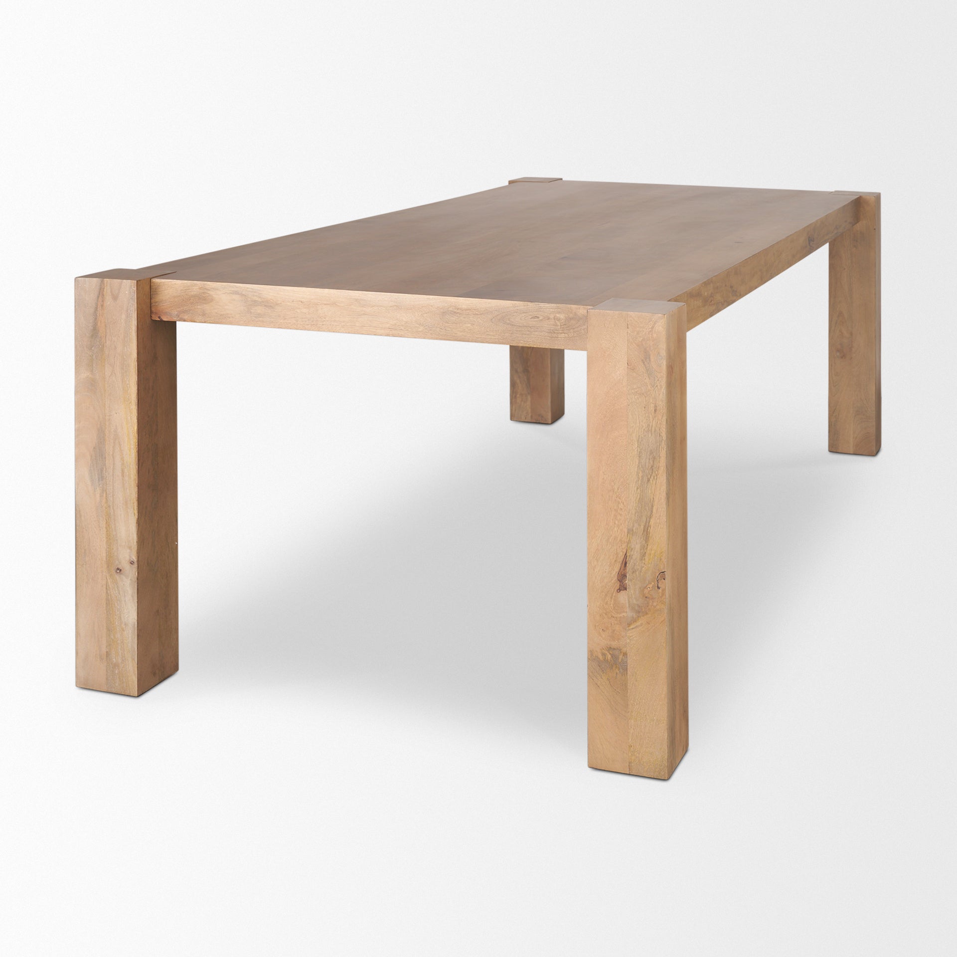 Mercana - Beth Dining Table in Brown, Solid Wood