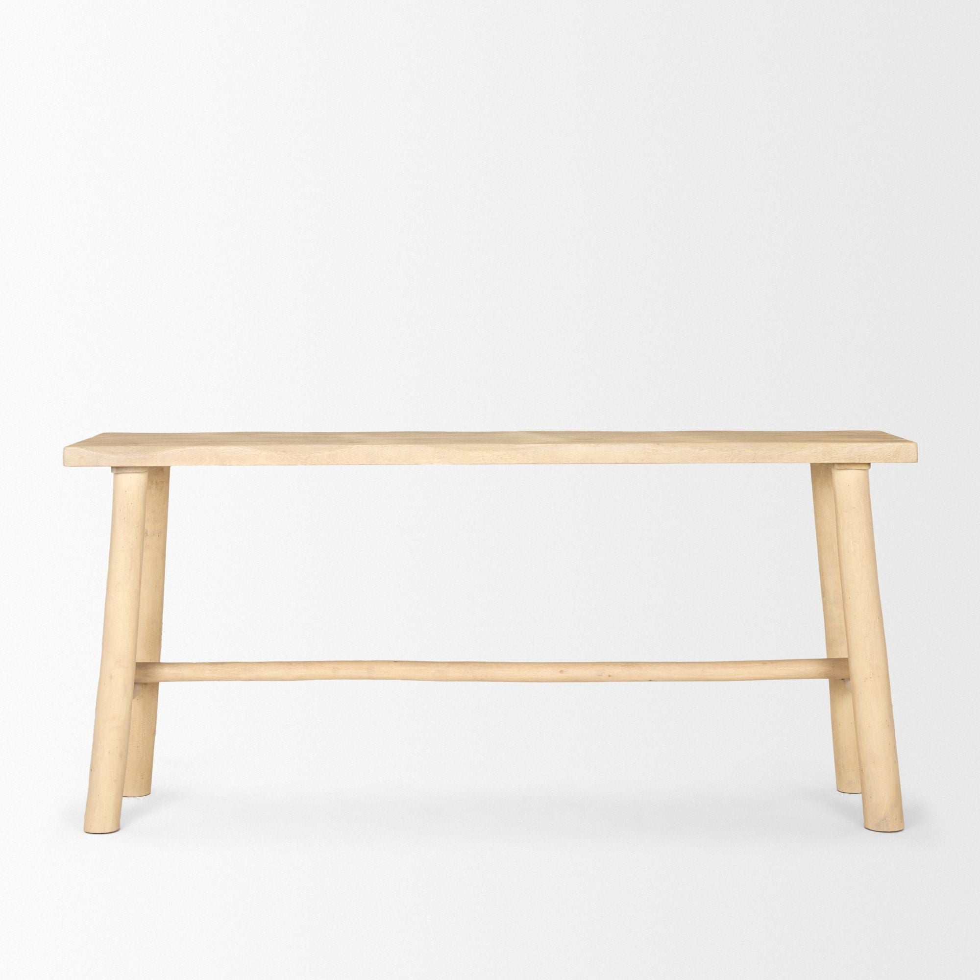Mercana - Sekou Light Brown Wooden Craftsman Console Table